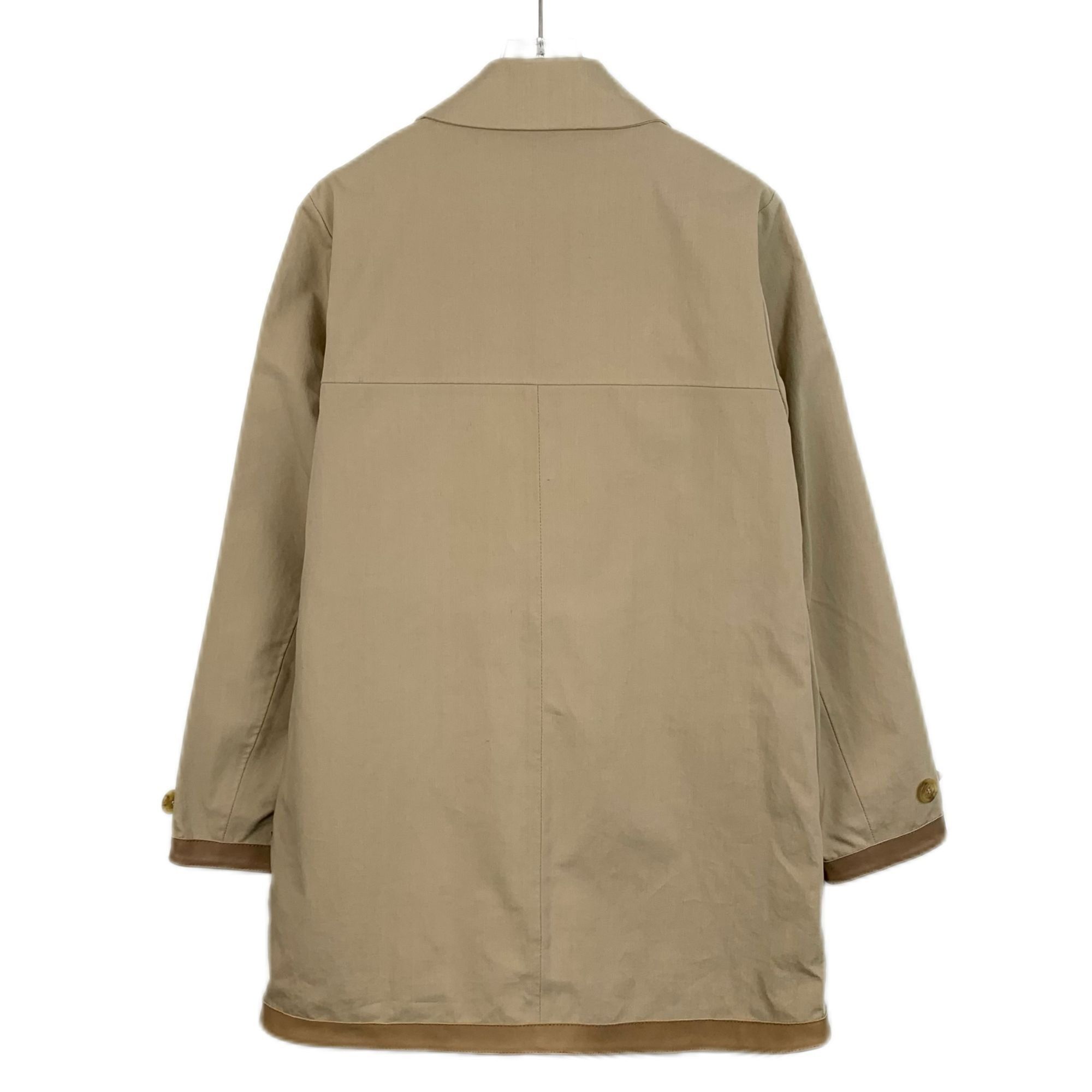 Moncler [Moncler] Brown Notch Lapel Single-Breast Long Sleeve Trench Size L / US 10 / IT 46 - 10 Thumbnail