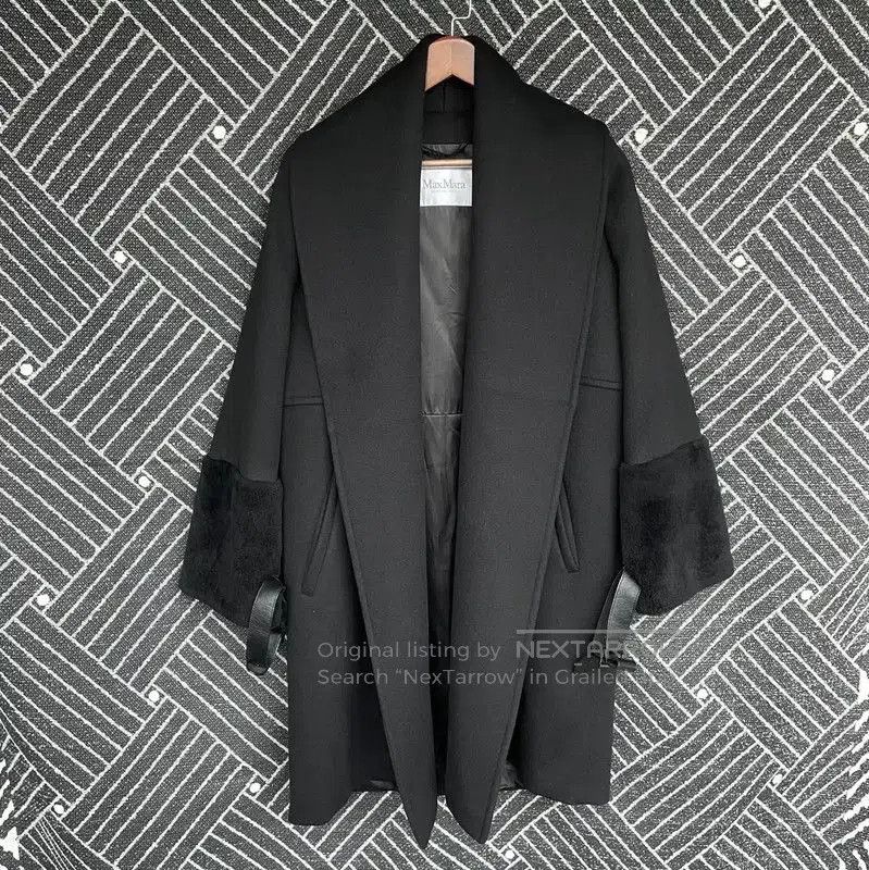 Max Mara MaxMara Black Cashmere Blend Coat for Women . Size S / US 4 / IT 40 - 1 Thumbnail
