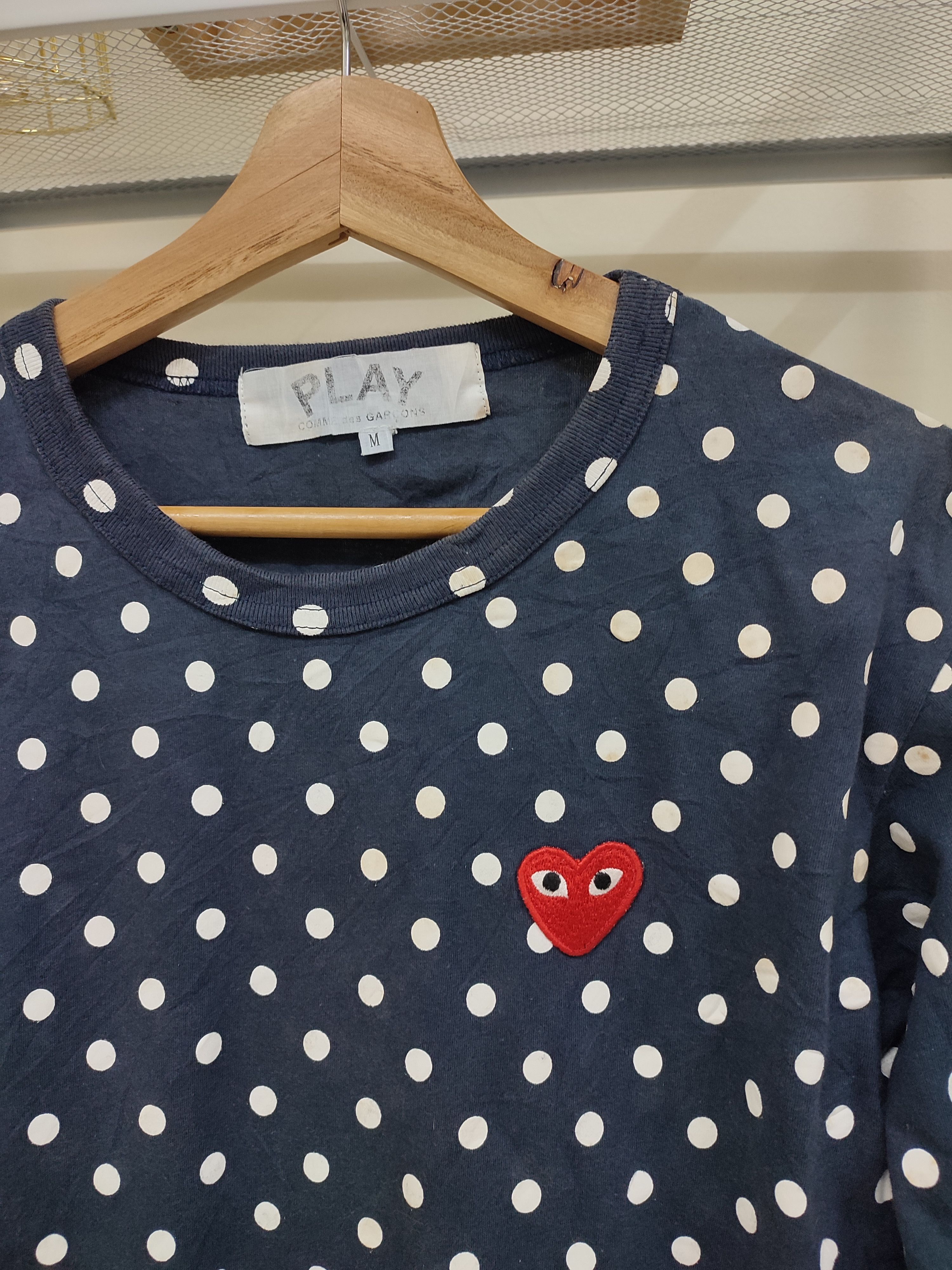 Comme des Garcons CDG COMME DES GARÇONS POLKA DOT LONG SLEEVE Size US M / EU 48-50 / 2 - 7 Thumbnail