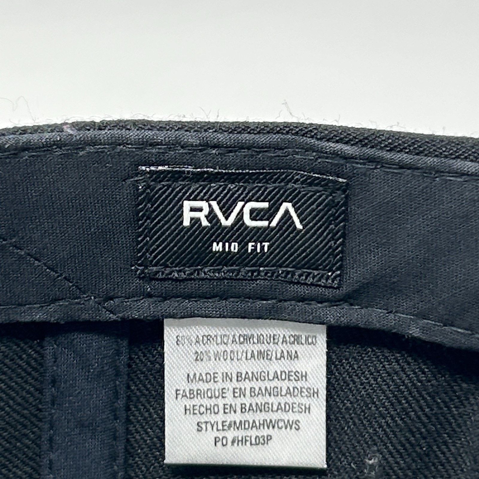 RVCA RVCA Hat Baseball Cap PM Tenore Skater Surfer Surfing MMA Size ONE SIZE - 8 Thumbnail