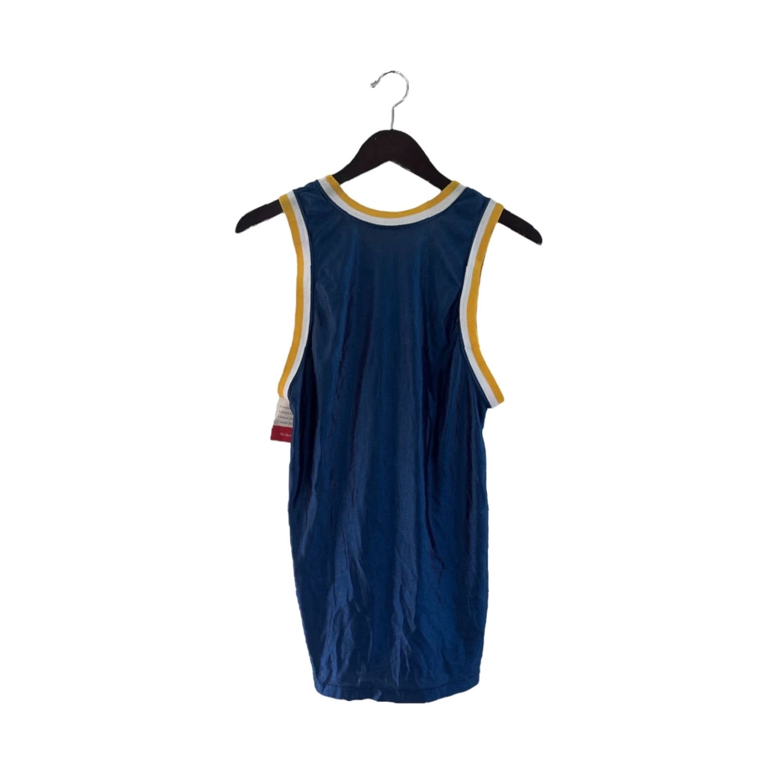 Vintage VINTAGE dodger dazzle basketball jersey Mens S Navy blue white yellow piping 90s USA dodger dazzle jersey 30" long 19" across NWT NOS Size US S / EU 44-46 / 1 - 8 Thumbnail