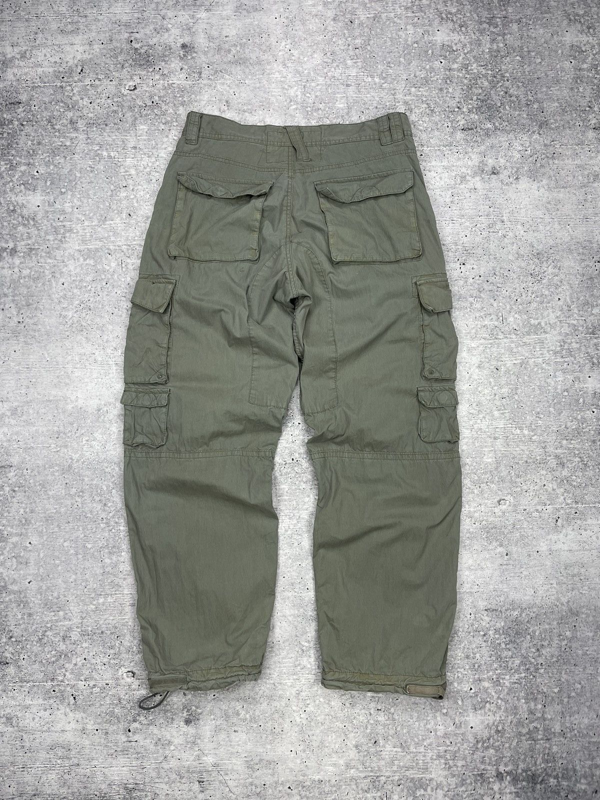 Japanese Brand × Vintage Vintage Y2K Japanese Style Distressed Faded Cargo Pants Size US 34 / EU 50 - 13 Thumbnail