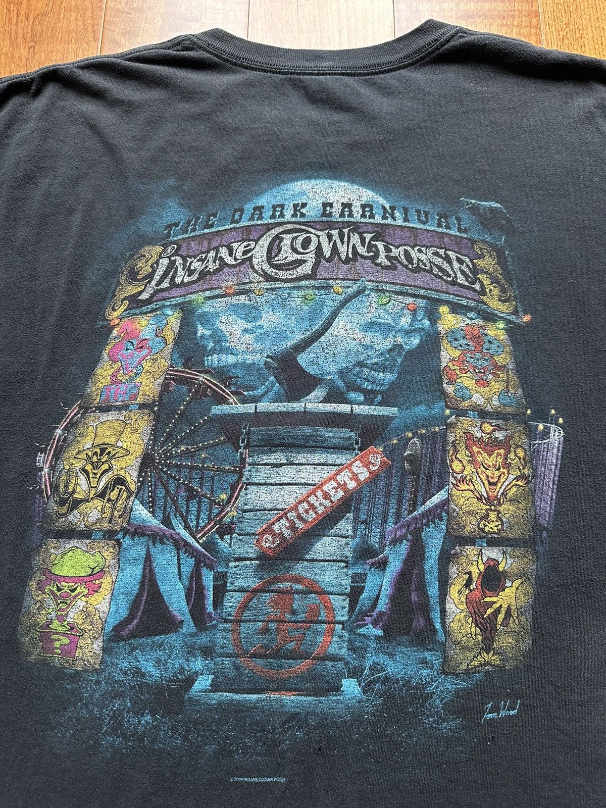 Band Tees Crazy Y2K Insane Clown Posse Flaming Heads Band T-Shirt Size US XL / EU 56 / 4 - 6 Thumbnail