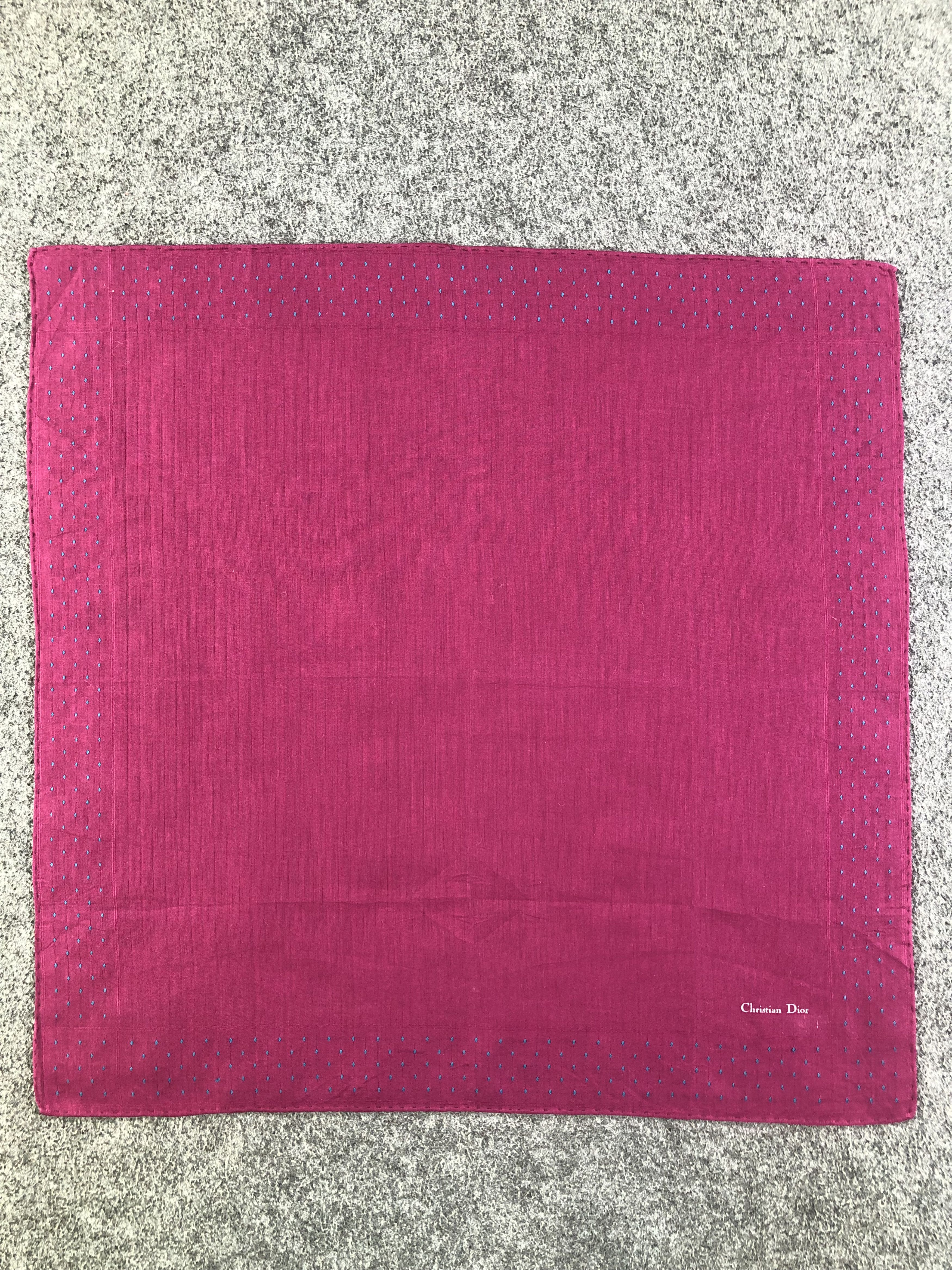 Vintage Christian Dior Handkerchief / Bandana / Neckerchief Size ONE SIZE - 3 Thumbnail
