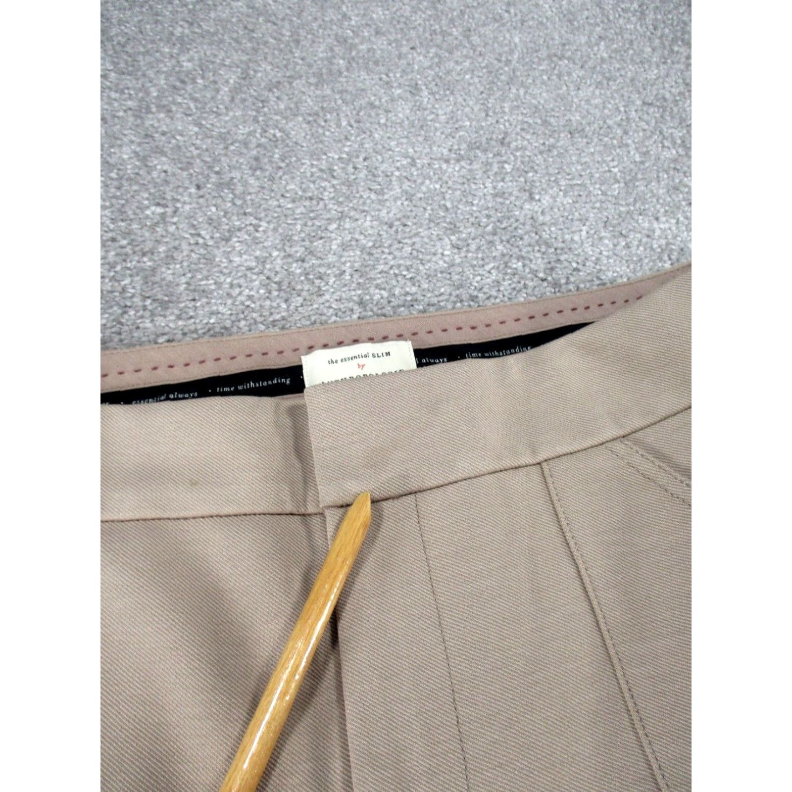 Anthropologie Anthropologie Womens 6 The Essential Slim Beige Cargo Pants Extra Large XL Size 28" / US 6 / IT 42 - 3 Thumbnail