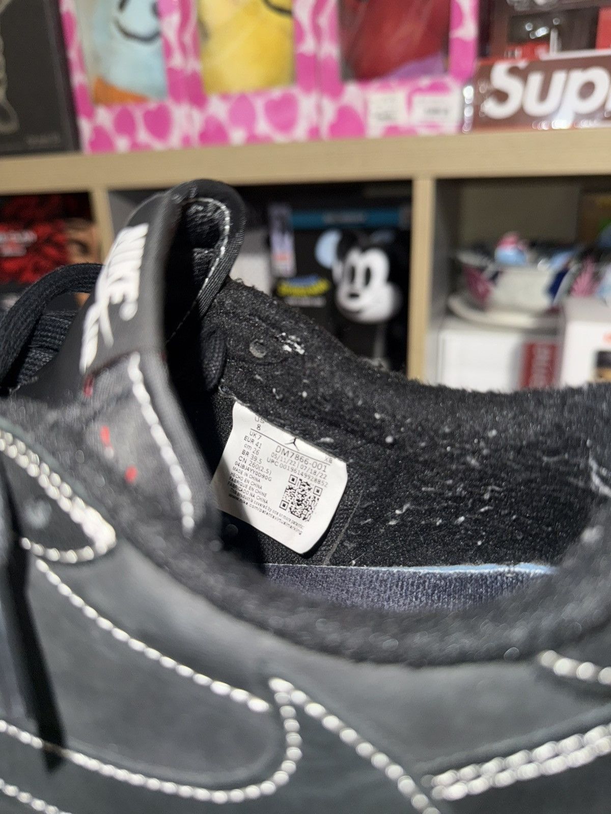 Nike × Travis Scott Air Jordan 1 Low Travis Scott Black Phantom Size US 8 / EU 41 - 8 Thumbnail