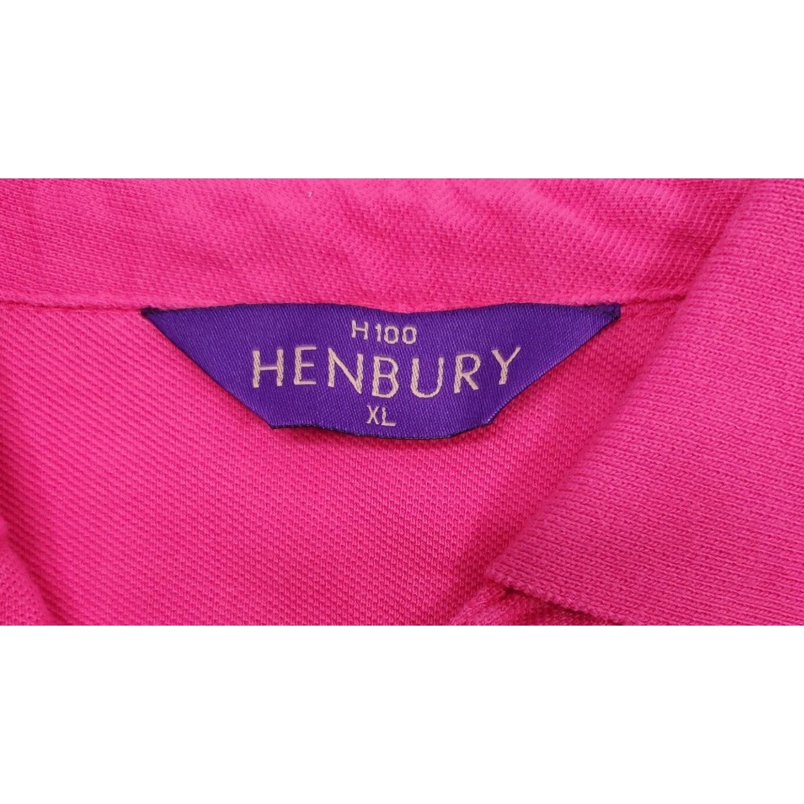 Vintage Henbury Polo Shirt Mens XL Pink OINK Logo Golf Size US XL / EU 56 / 4 - 5 Thumbnail