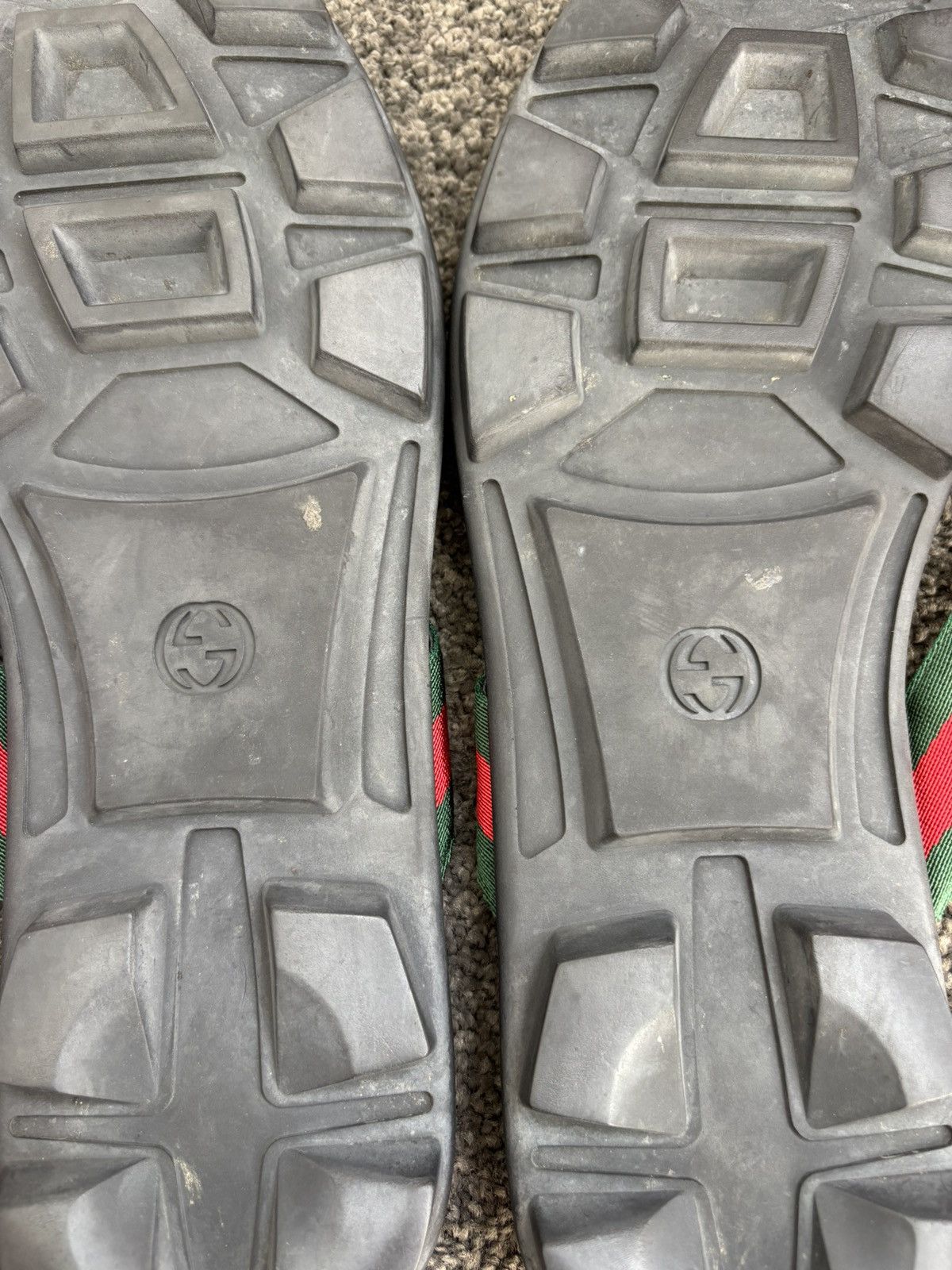 Gucci Gucci Leather Web Thong Sandal Size US 13 / EU 46 - 6 Thumbnail