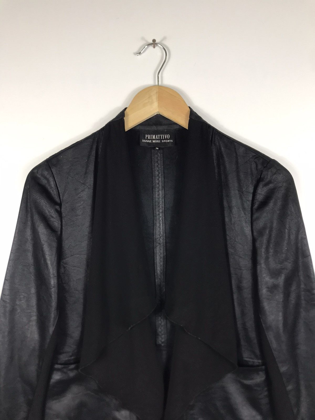 Designer × Hanae Mori × Vintage 🔥Luxury Fashion Primattivo Hanae Mori ButtonLess Jacket Size S / US 4 / IT 40 - 4 Thumbnail