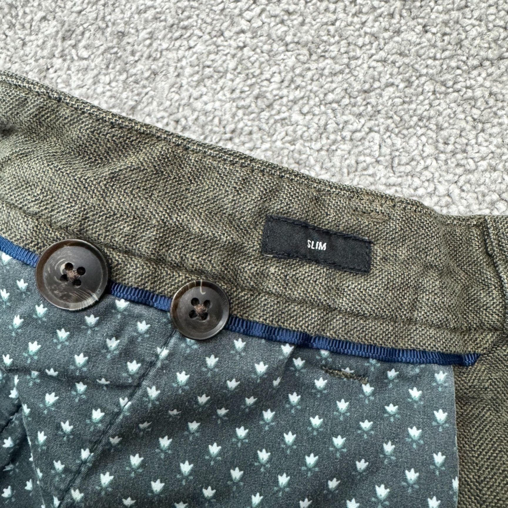 Bonobos Bonobos Slim Straight Leg Chino Pants Mens 36x30 Green Casual Workwear Front Flat Front Pocket Mens Reachable Short Title Adaptation Size US 36 / EU 52 - 6 Thumbnail
