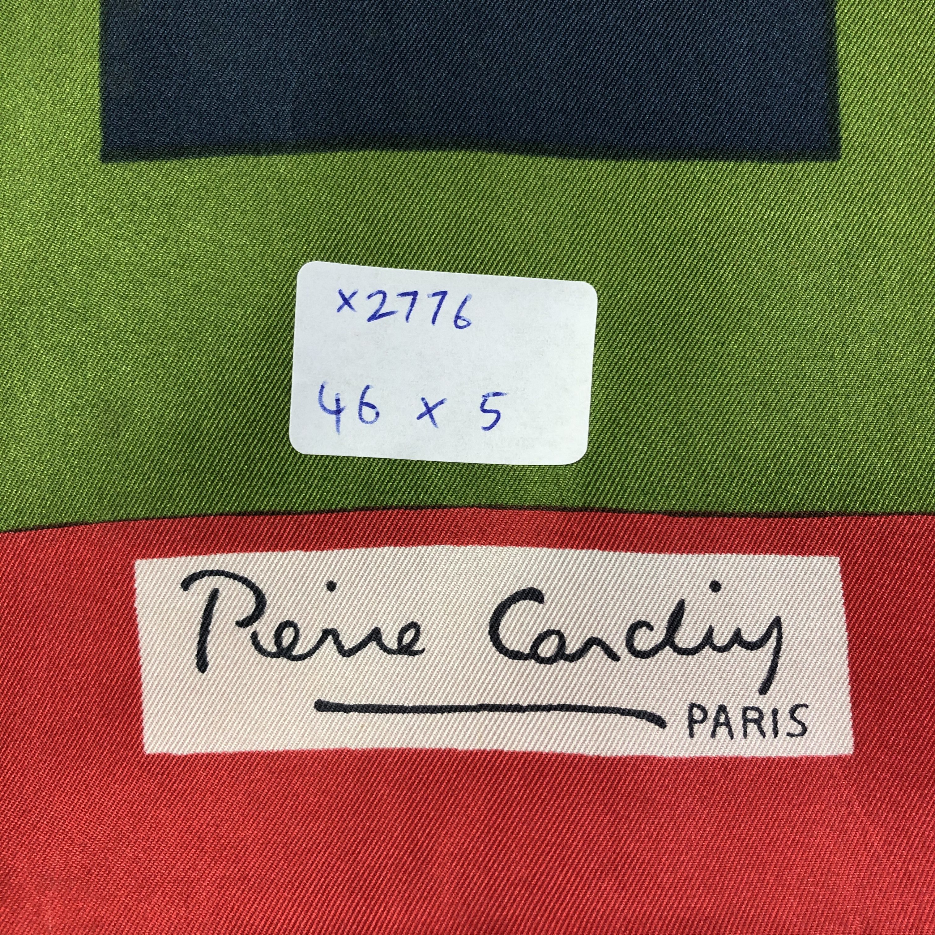 Pierre Cardin × Vintage Vintage Pierre Cardin Silk Scarf Size ONE SIZE - 5 Thumbnail