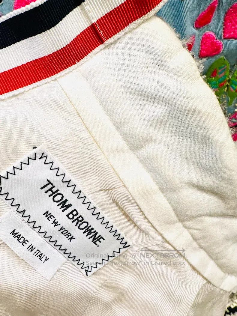 Thom Browne Thom Browne Tweed Herringbone Mini Skirt Size 24" / US 00 / IT 34 - 4 Thumbnail