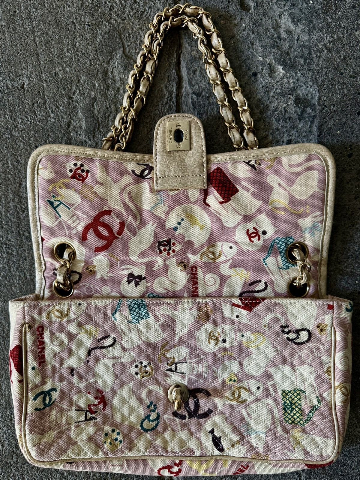 Chanel Chanel - Karl Lagerfeld - SS07 Pink Baby animals - Flap Bag Size ONE SIZE - 13 Thumbnail