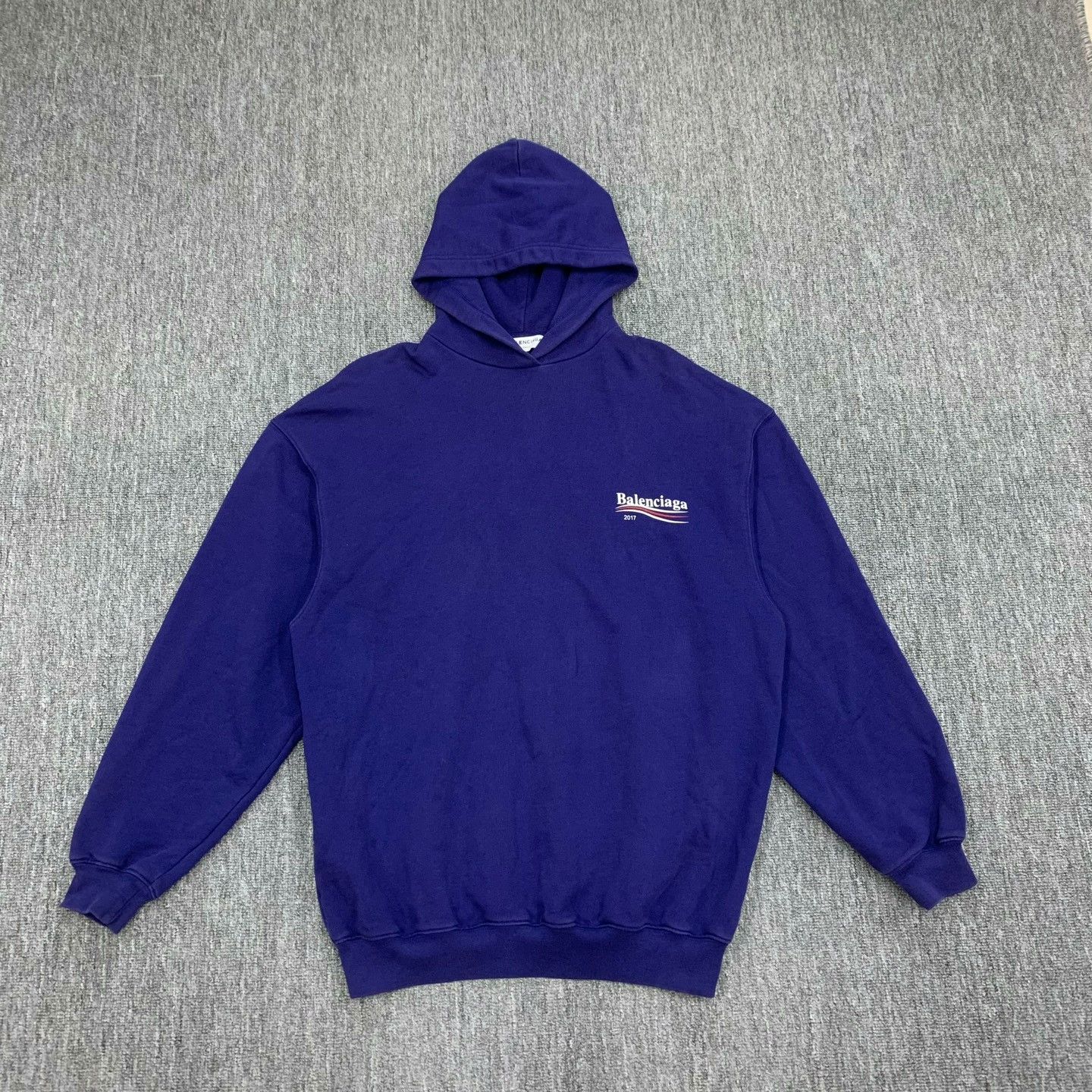 Balenciaga balenciaga ocean wave hoodie in purple Size US XS / EU 42 / 0 - 1 Thumbnail