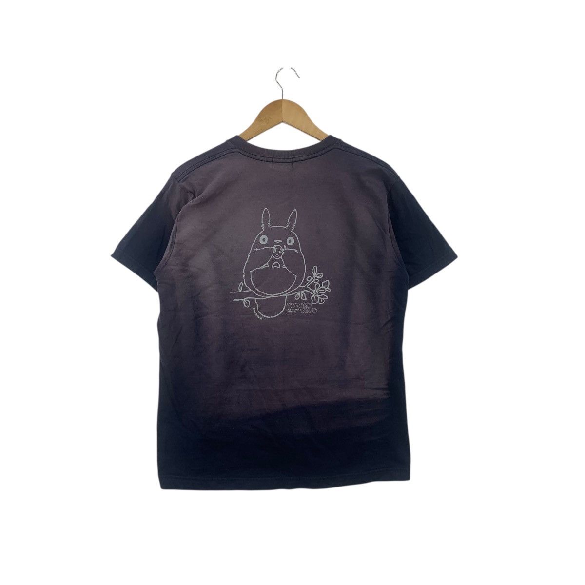 Anime Vintage MY NEIGHBOR TOTORO Studio Ghibli Distress Tee Shirt Size US M / EU 48-50 / 2 - 1 Thumbnail