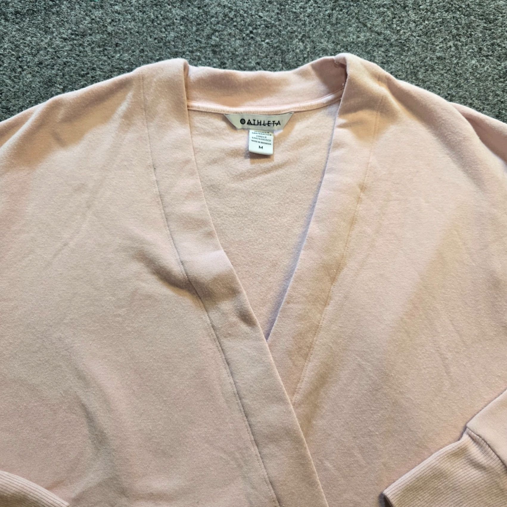 Athleta Athleta Sweatshirt Womens Size M Pink Purana Wrap Casual Comfort Vintage? Wait no vintage. Size M / US 6-8 / IT 42-44 - 2 Thumbnail