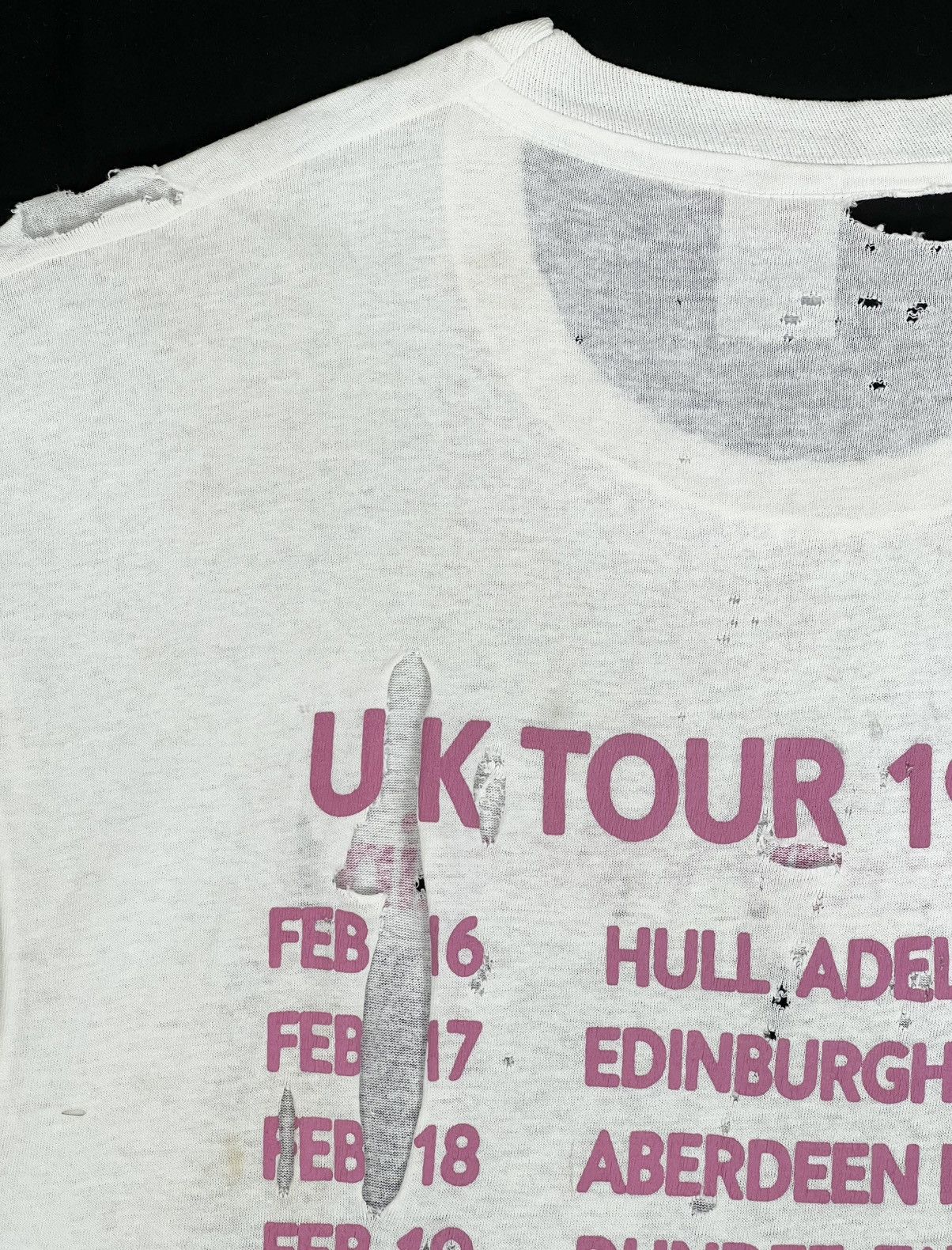 Band Tees 80s Vintage My Bloody Valentine Ecstasy & Wine UK Tour Tee Size US L / EU 52-54 / 3 - 9 Thumbnail
