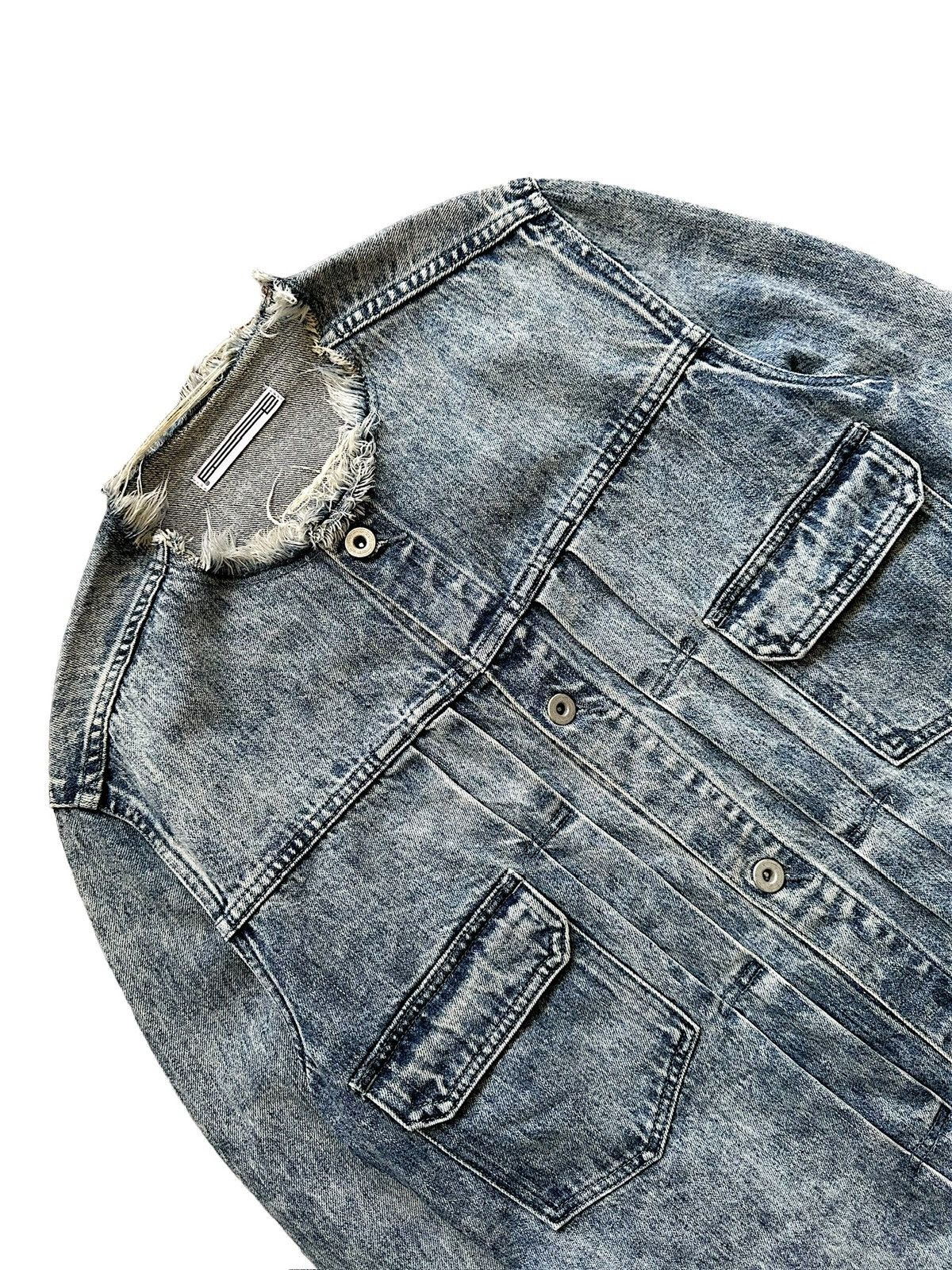 Japanese Brand 15FW - Archive AG by Experiment denim jacket Size US L / EU 52-54 / 3 - 5 Thumbnail