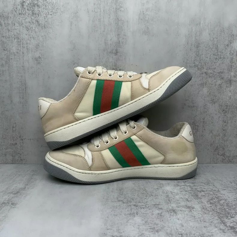 Gucci Gucci Beige Sneakers Size 37-2505 Size US 7.5 / IT 37.5 - 3 Thumbnail
