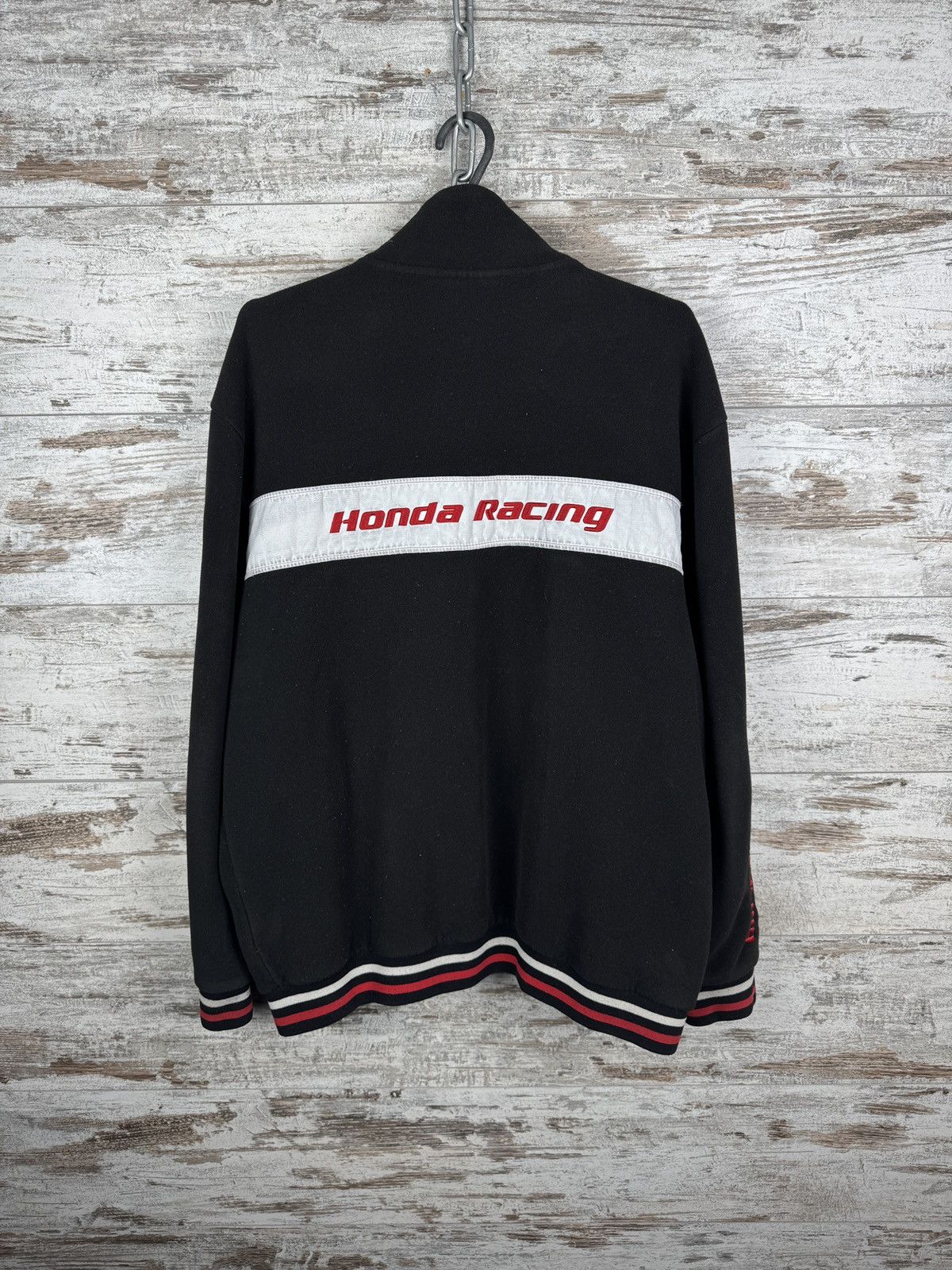 Honda Mens Vintage Honda Racing fleece jacket olympic full zip Size US XL / EU 56 / 4 - 17 Thumbnail