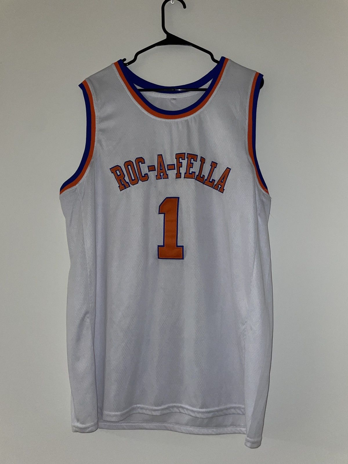 Jay-Z White Shawn Carter (Jay-Z) ROC-A-FELLA jersey Size US XL / EU 56 / 4 - 1 Thumbnail