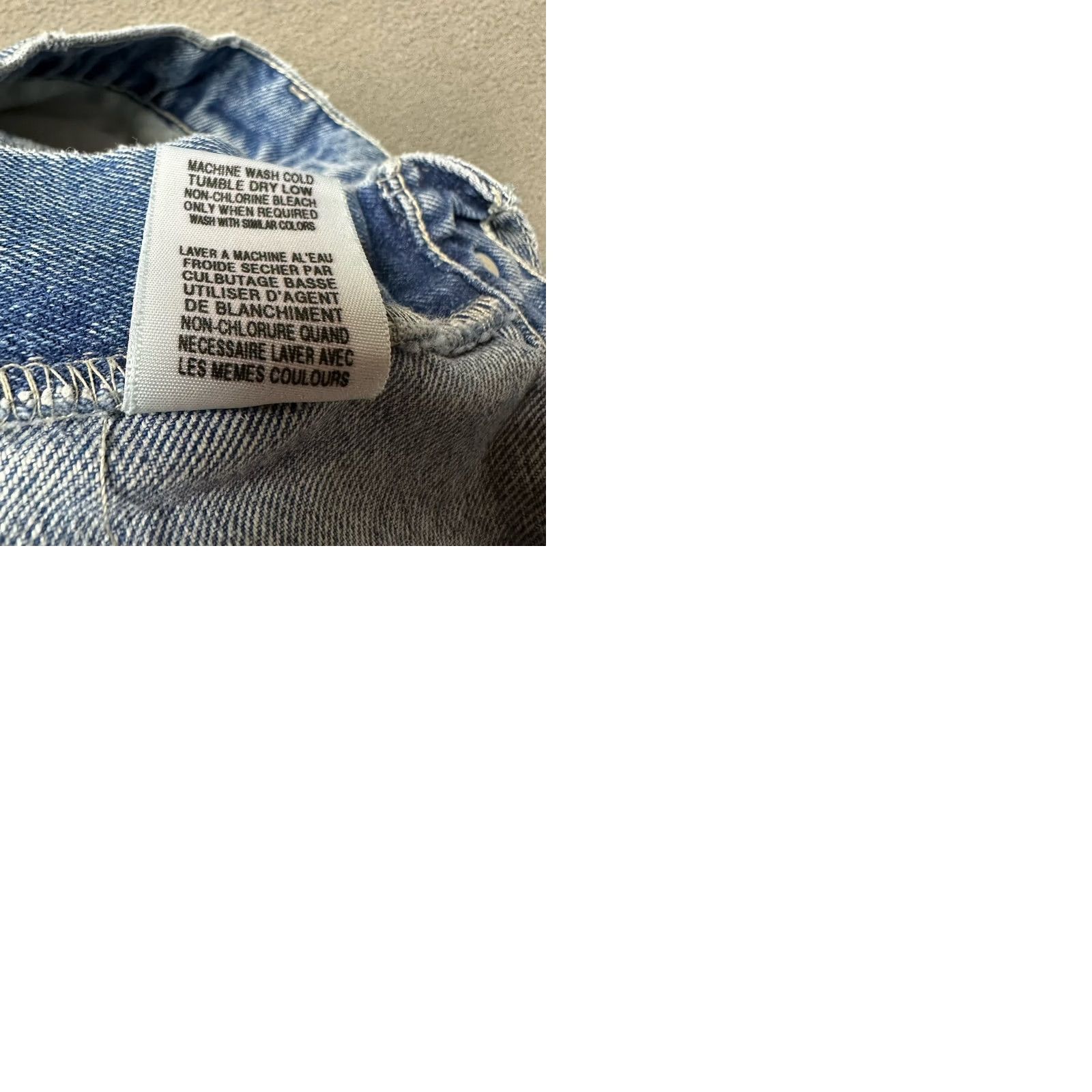 Polo Ralph Lauren VINTAGE Polo Ralph Lauren Jeans Mens 38x32 Carpenter Painter Pant Blue 90s Baggy Relaxed Fit Solid Denim Size US M / EU 48-50 / 2 - 11 Thumbnail