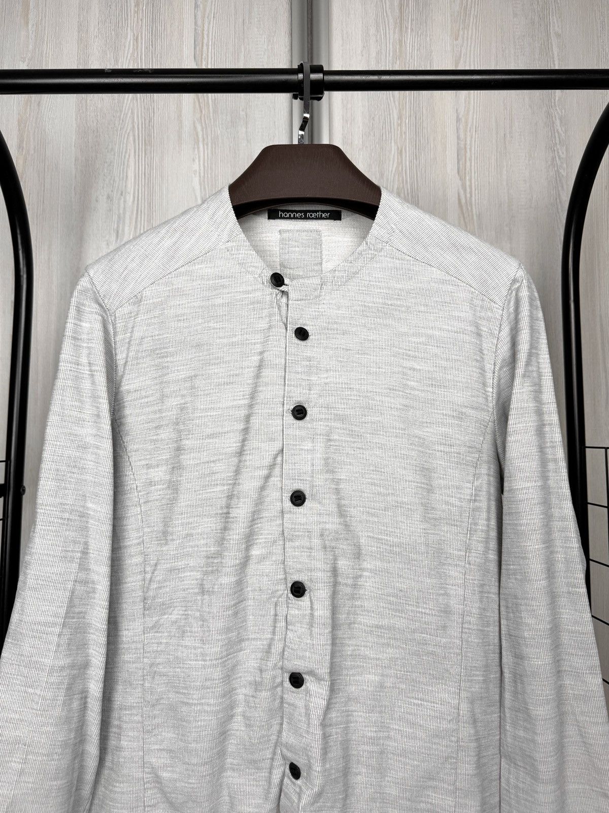 hannes roether hannes roether grey corduroy avant garde japanese shirt sz M Size US M / EU 48-50 / 2 - 3 Thumbnail