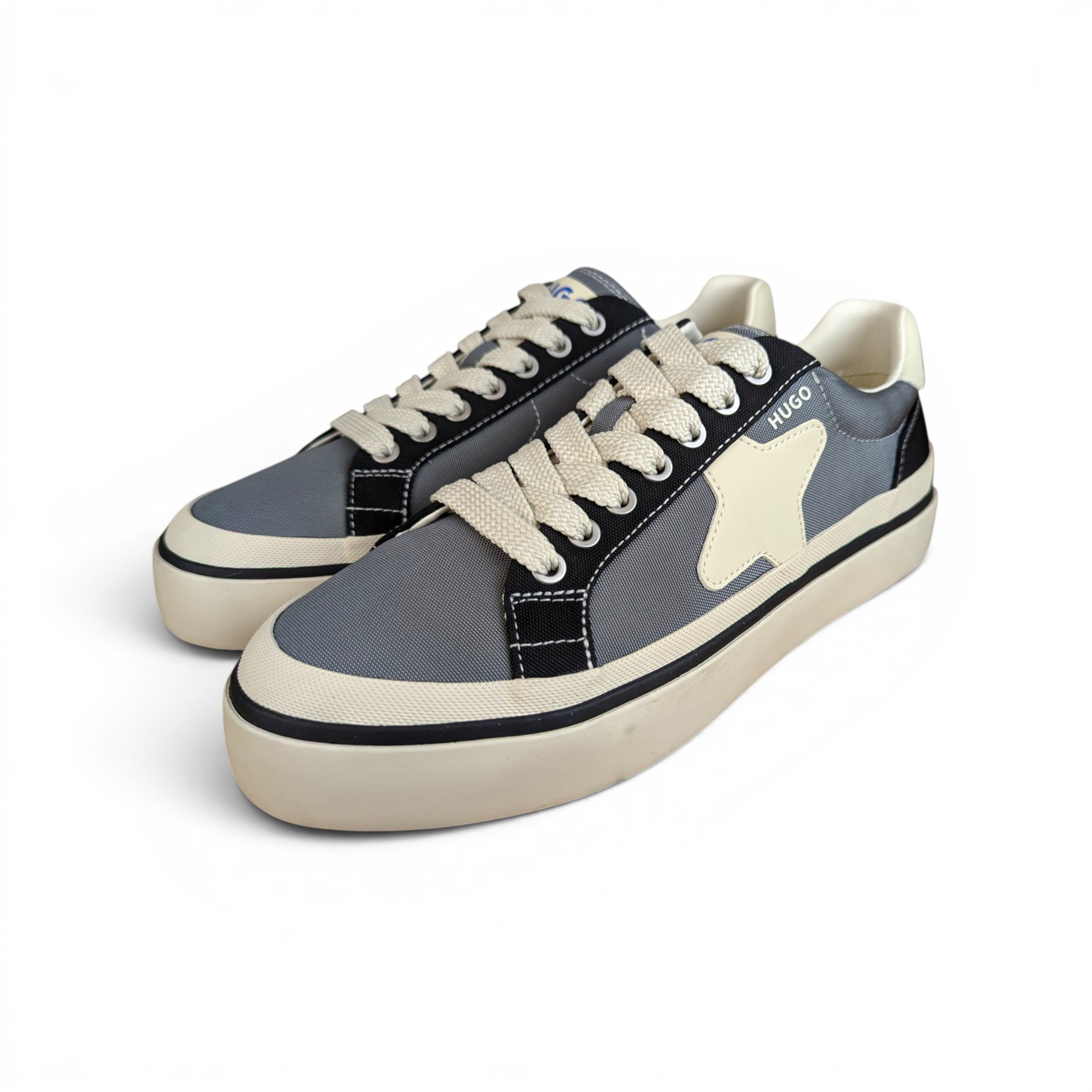 Hugo Boss HUGO BOSS GRAY SNEAKERS Size US 7 / EU 40 - 1 Thumbnail
