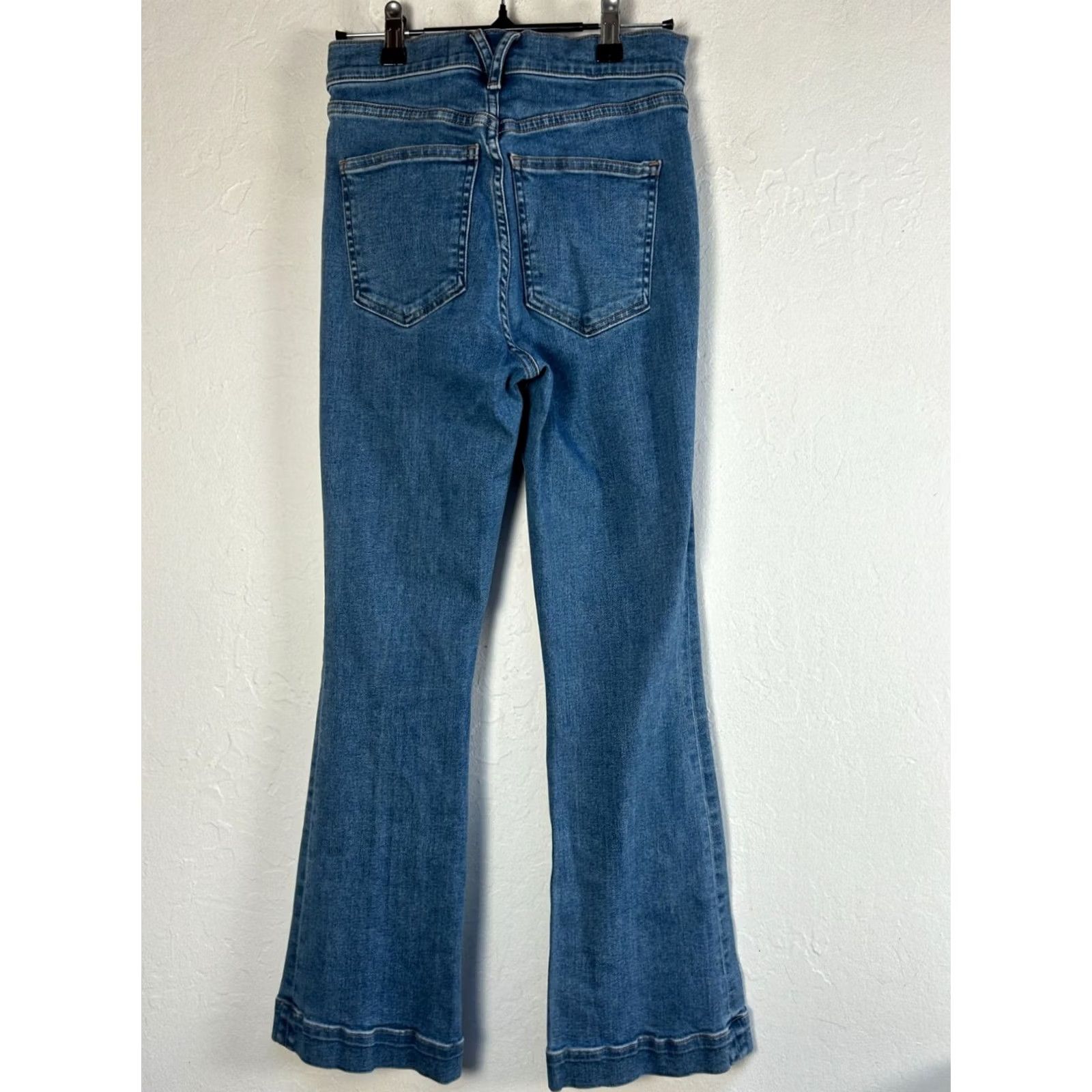 Veronica Beard Veronica Beard Carson Ankle Flare High Rise Jeans 26 Blue Denim Stretch Jeans Women Adult Regular Size 26 Blue Denim Stretch Size 26" / US 2 / IT 38 - 2 Thumbnail