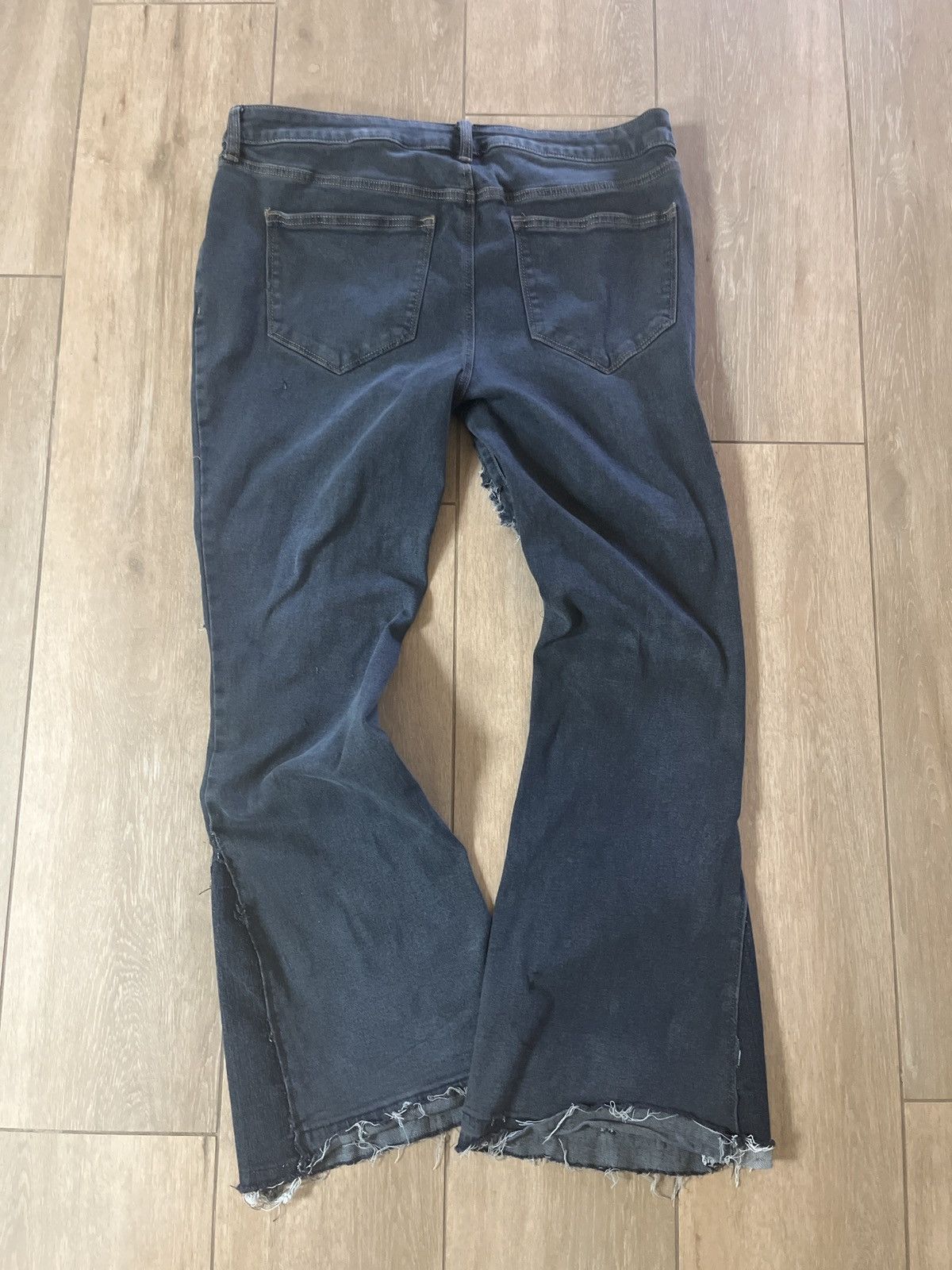 Designer × Japanese Brand reworked dyed slit jeans Size US 34 / EU 50 - 4 Thumbnail