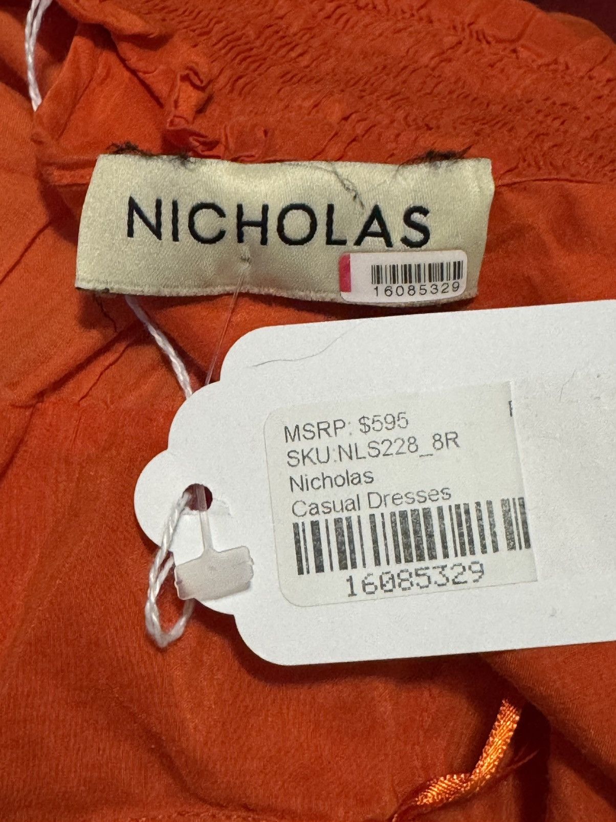 NICHOLAS NICHOLAS Myla Tie Maxi Dress red size 8 Size M / US 6-8 / IT 42-44 - 9 Thumbnail