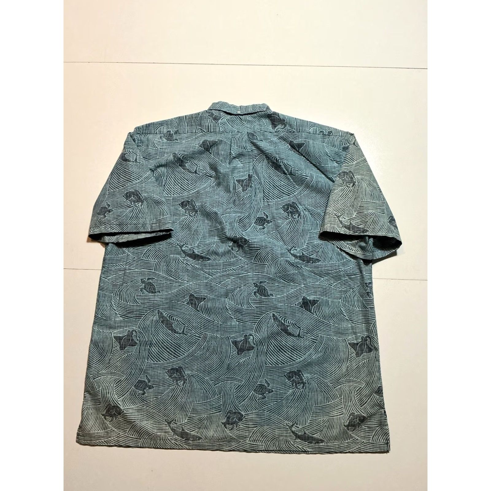 Reyn Spooner VTG Reyn Spooner Dietrich Varez Turtle Shark Fish AOP Hawaiian 1/4 Button Shirt Mens 3XL Multicolor Size US XXL / EU 58 / 5 - 2 Thumbnail