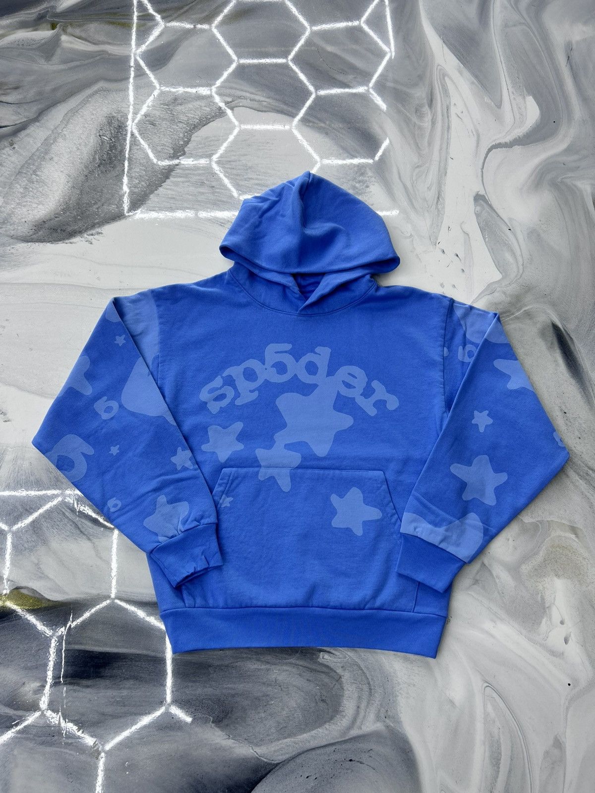 Sp5der Sp5der Beluga V2 Hoodie Dusty Blue Size M Size US M / EU 48-50 / 2 - 1 Thumbnail