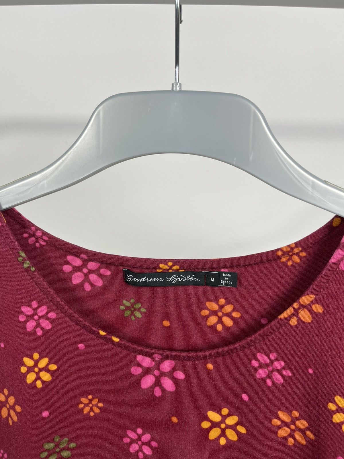 Gudrun Sjoden Gudrun Sjoden Floral Long Sleeve Tunic Top M Organic Cotton Size M / US 6-8 / IT 42-44 - 4 Thumbnail