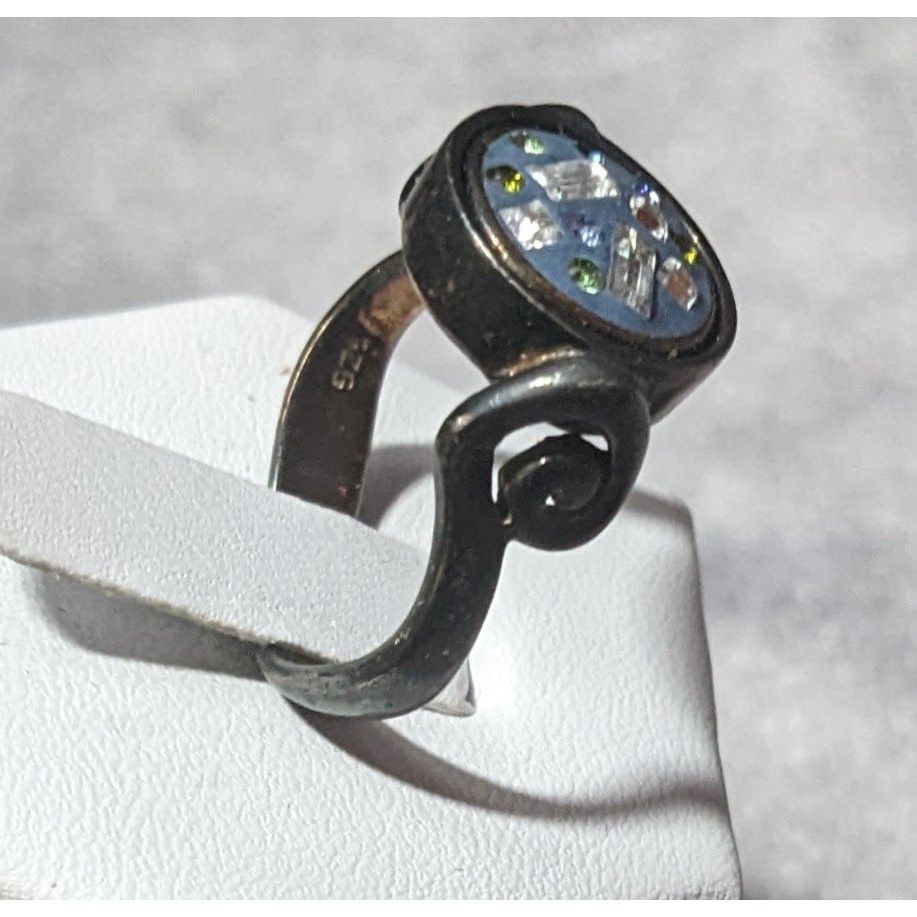 Other Spooky Gothic Kameleon Sterling Silver Ring with Removeable/ Size ONE SIZE - 1 Thumbnail