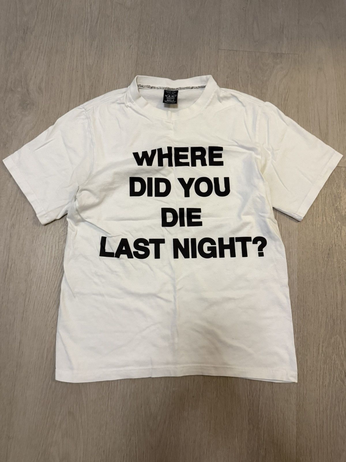 Number (N)ine Number Nine “Last Say Goodbye” Eyescream T-Shirt