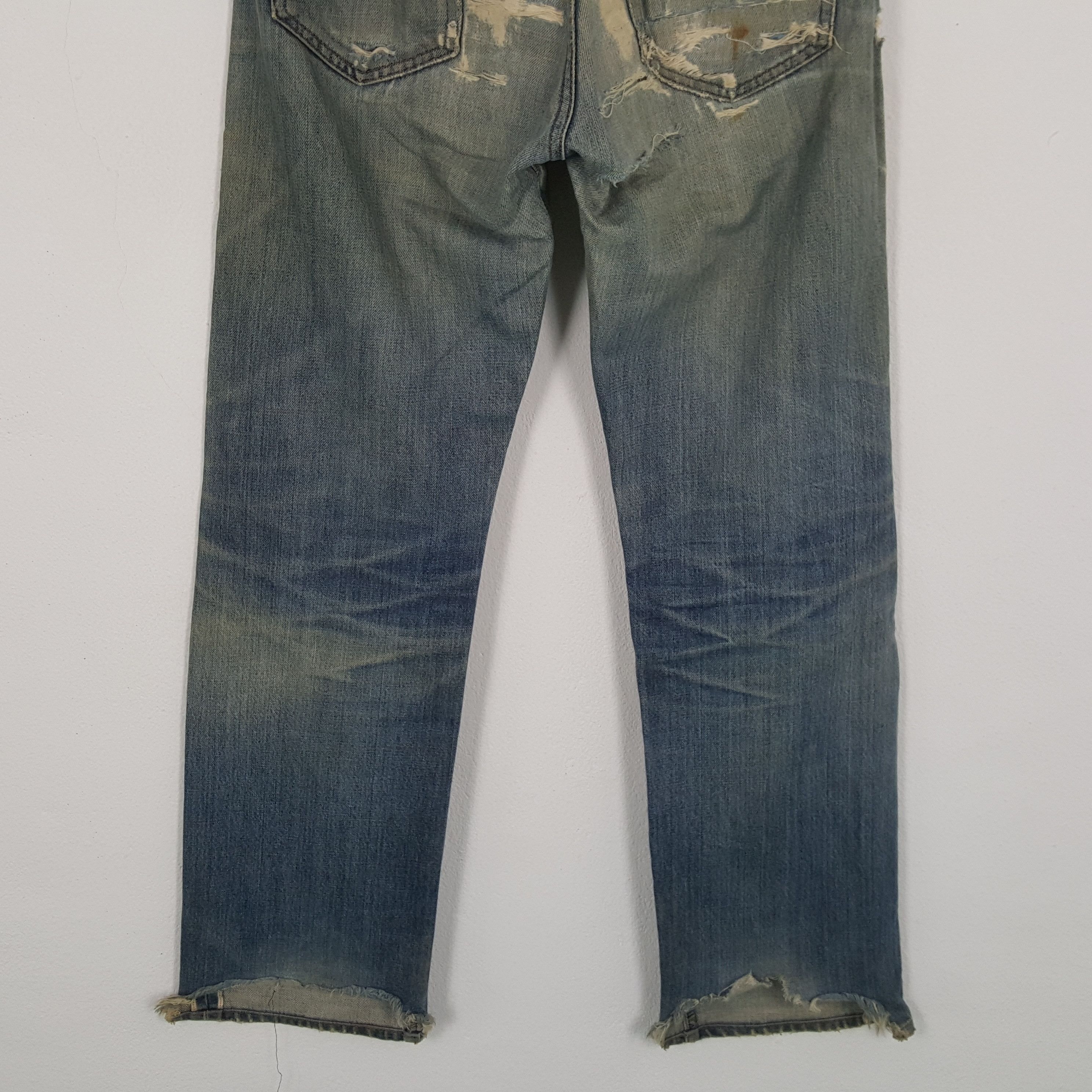 Levi's × Vintage LEVI'S Distressed Jeans Daily Streetwear Style Size US 29 - 6 Thumbnail