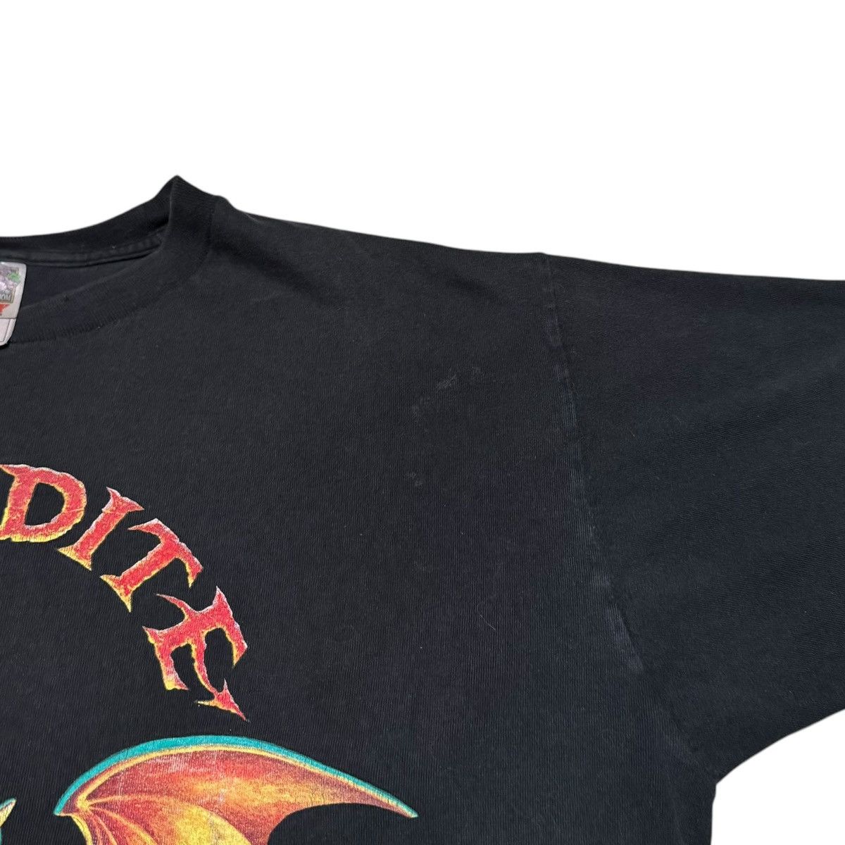 Fruit Of The Loom × Vintage Vintage Maudite Canadian Beer Devil Black Shirt Adult XL Size US XL / EU 56 / 4 - 3 Thumbnail