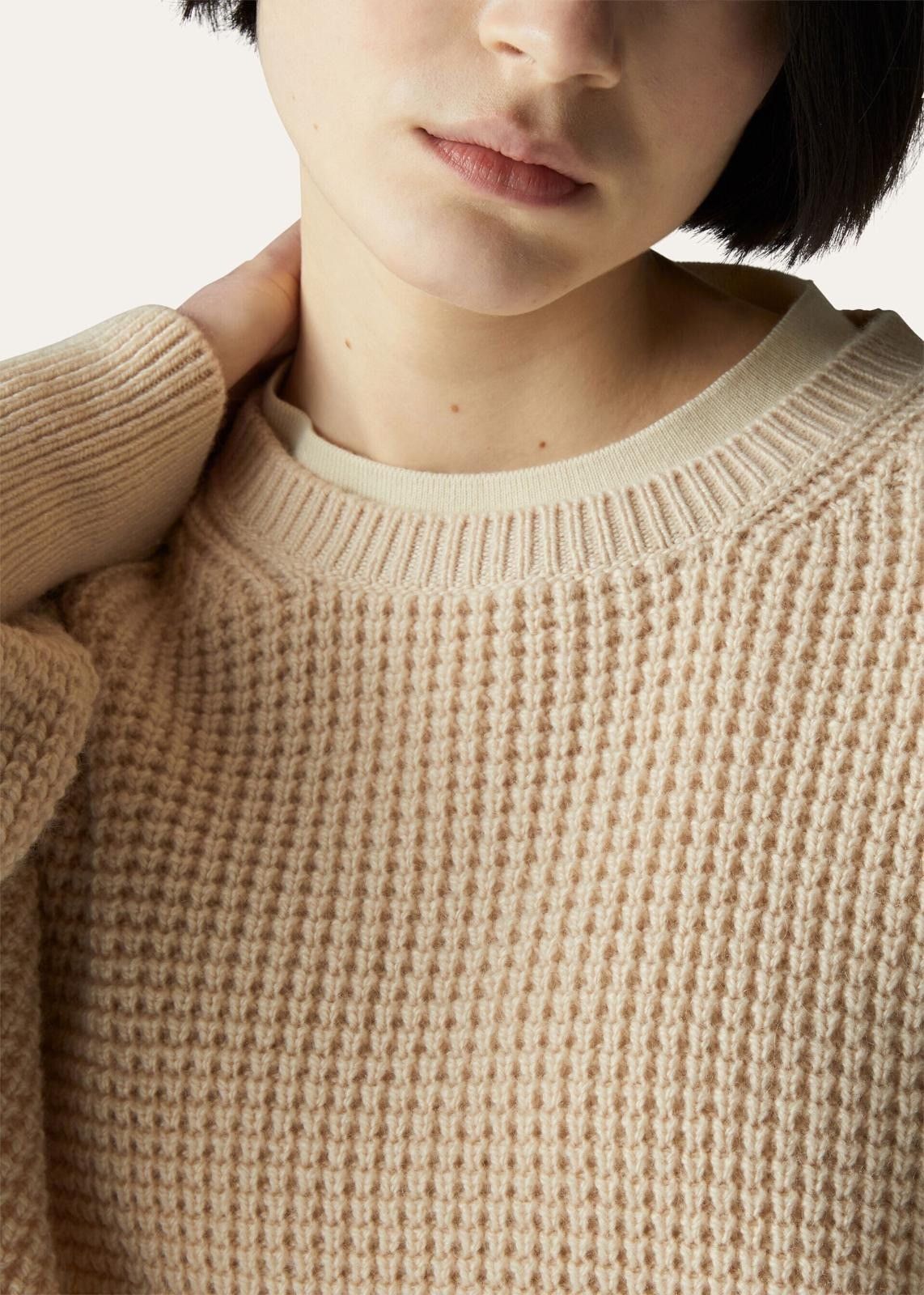 Loro Piana o1srvl11e0824 Yamba Crewneck Sweater in Beige Size XXL / US 16-18 / IT 52-54 - 6 Thumbnail