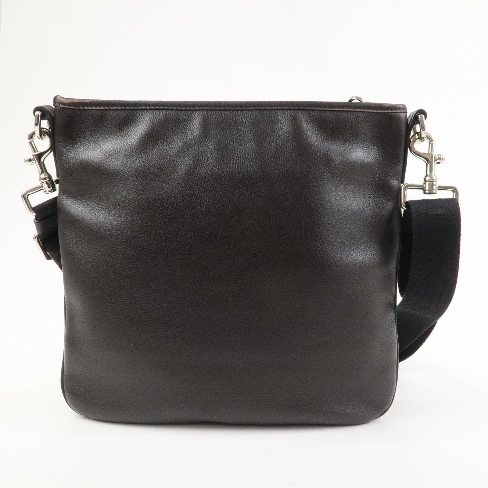 Loewe Loewe Anagram Calfskin Crossbody Bag Brown Size ONE SIZE - 2 Thumbnail