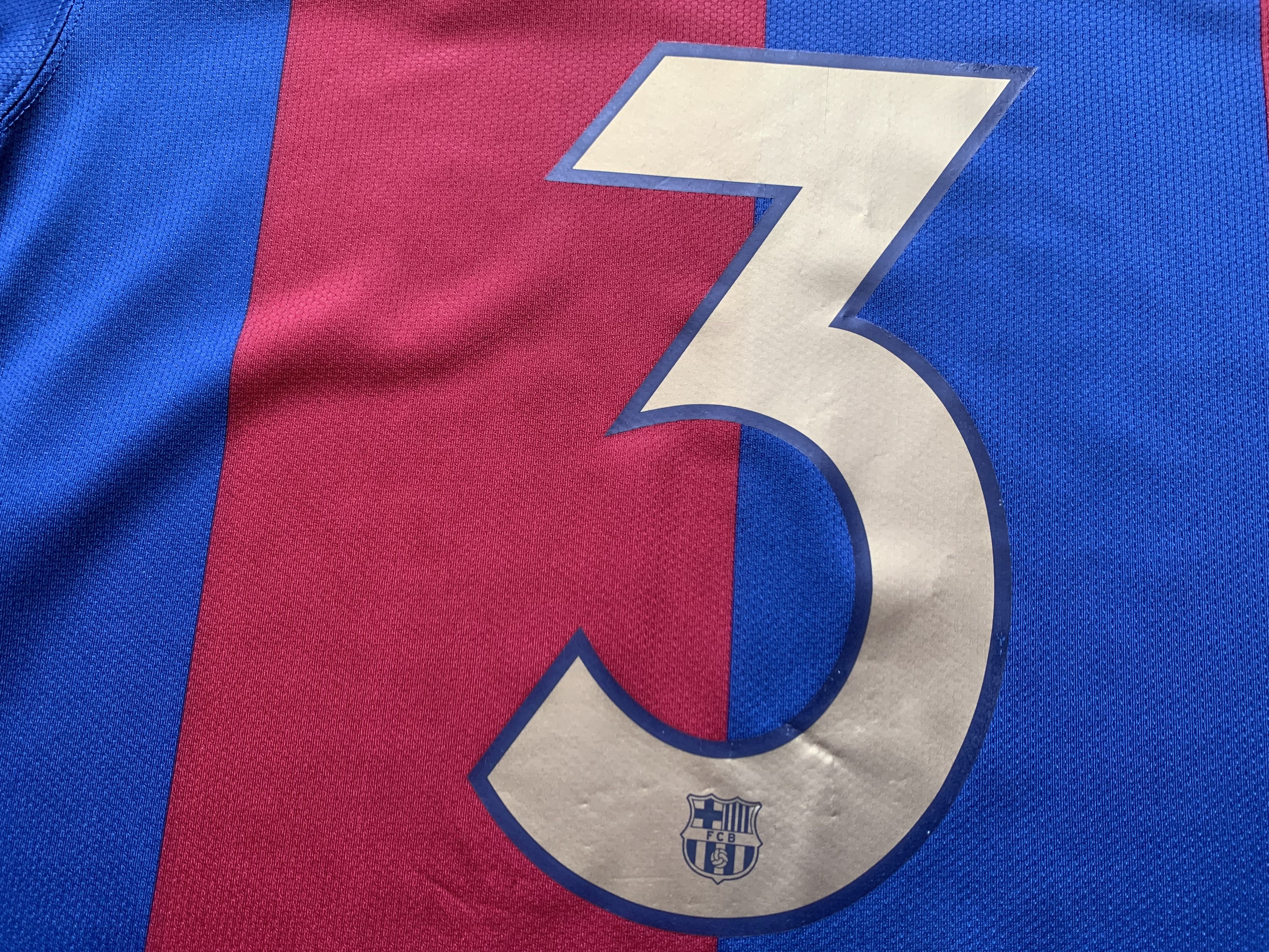 Nike Nike Barcelona Home Shirt #3 2006-2007 Size US L / EU 52-54 / 3 - 8 Thumbnail