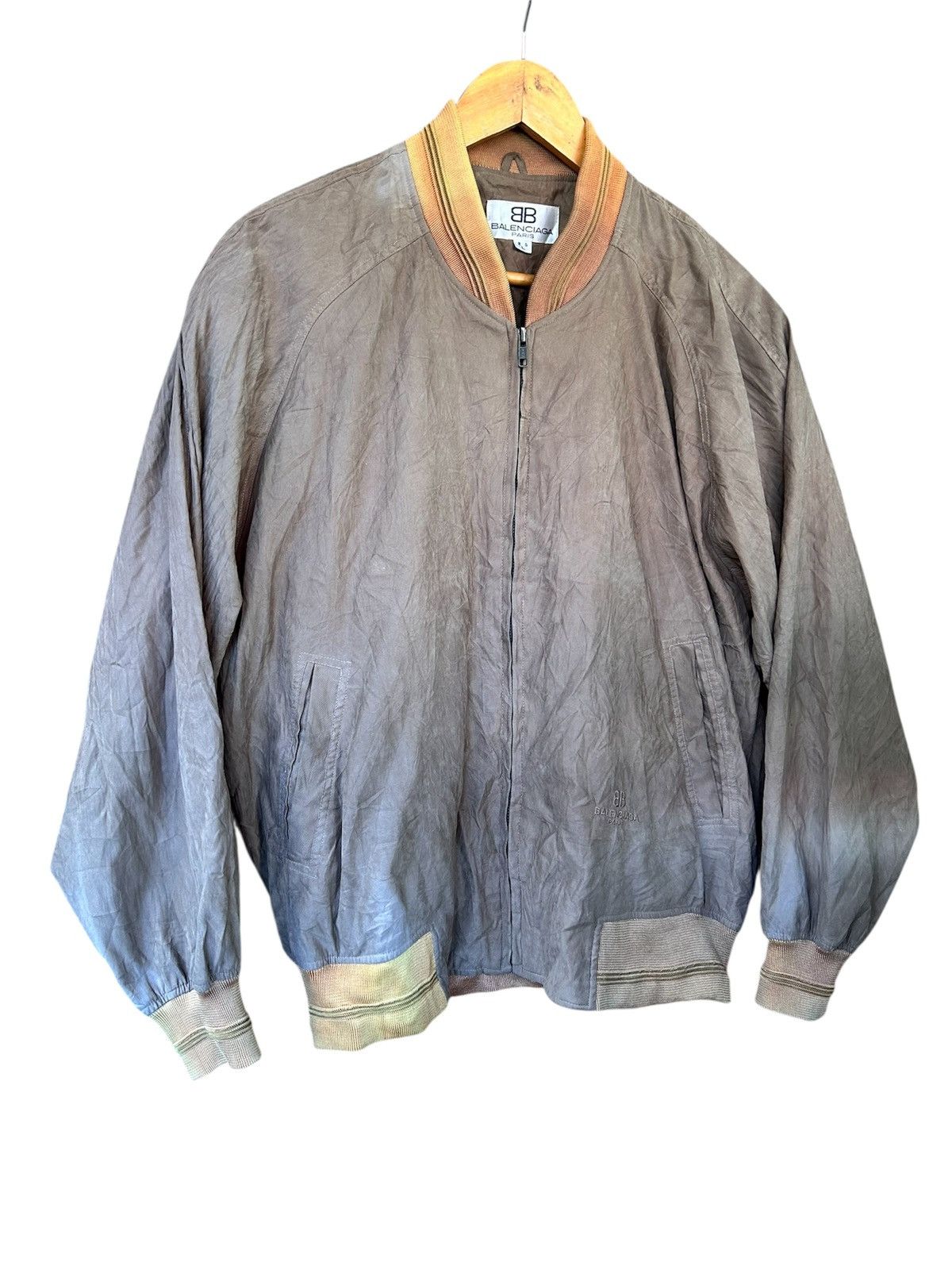 Balenciaga VINTAGE BALENCIAGA PARIS JACKET Size US XL / EU 56 / 4 - 2 Thumbnail