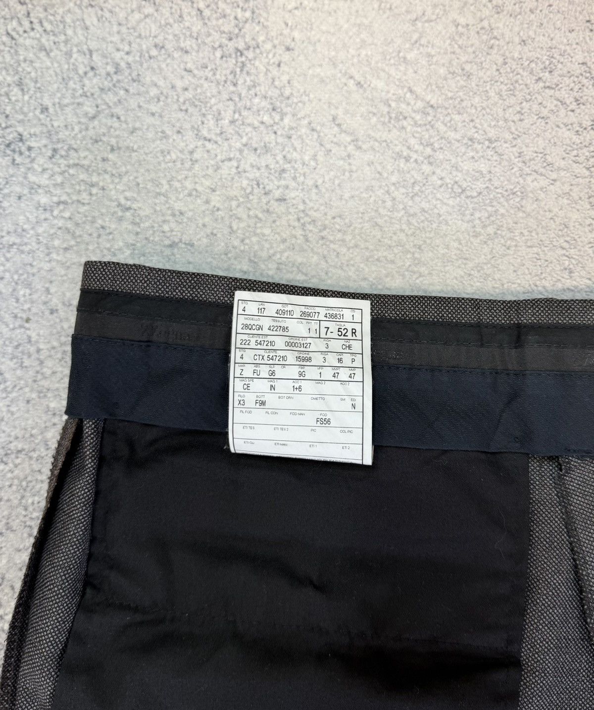 Z Zegna Z Zegna Wool Suit 2 Piece EU52R US42R Drop7 Gray Men Wool Size 42R - 11 Thumbnail