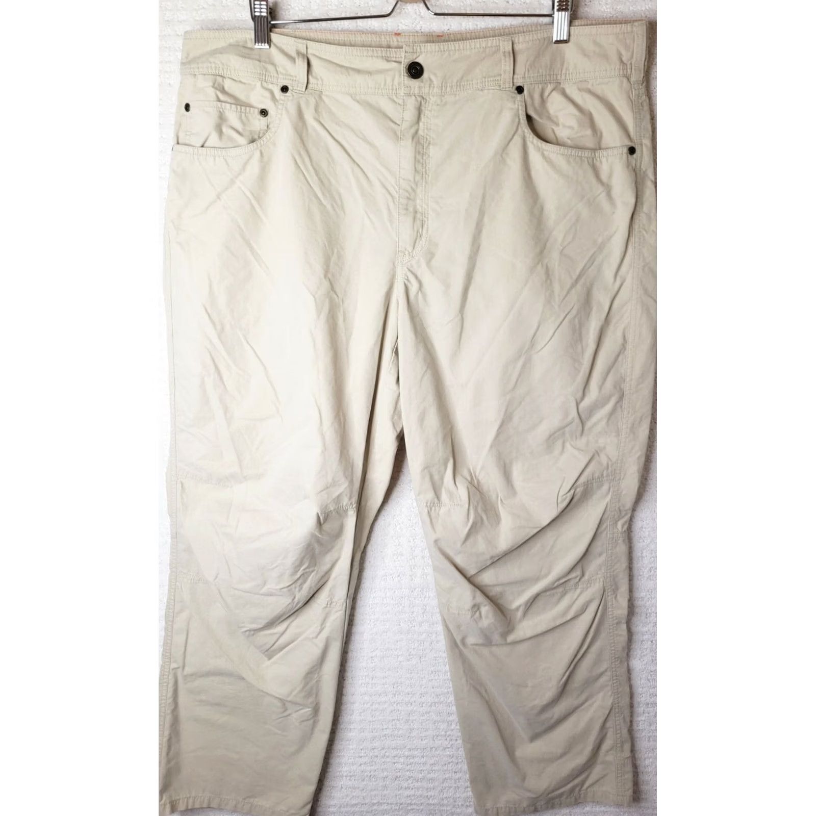 Orvis Orvis Chino Pants Mens 40x30 Beige Straight Leg Cotton Trout Bum Fishing, Casual Size US 40 / EU 56 - 2 Thumbnail
