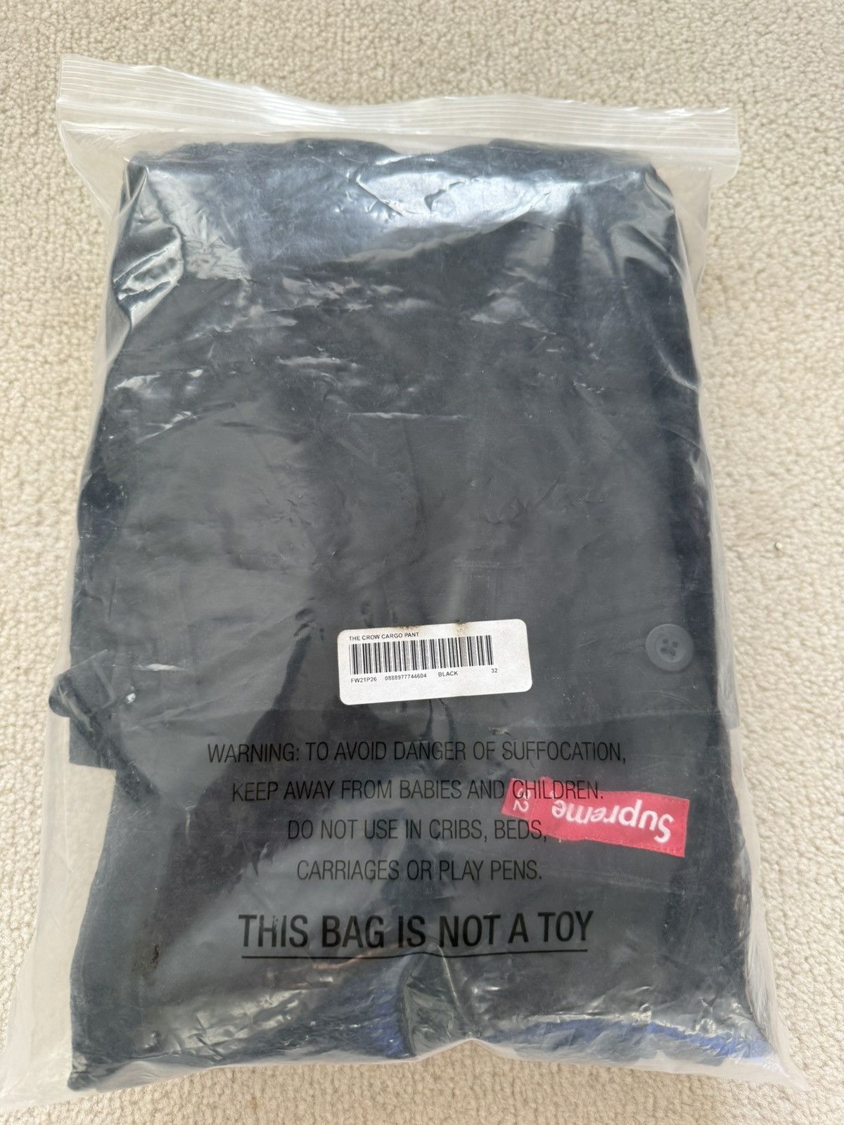 Supreme Supreme x The Crow Cargo Pants Black Size 32 Size US 32 / EU 48 - 8 Thumbnail