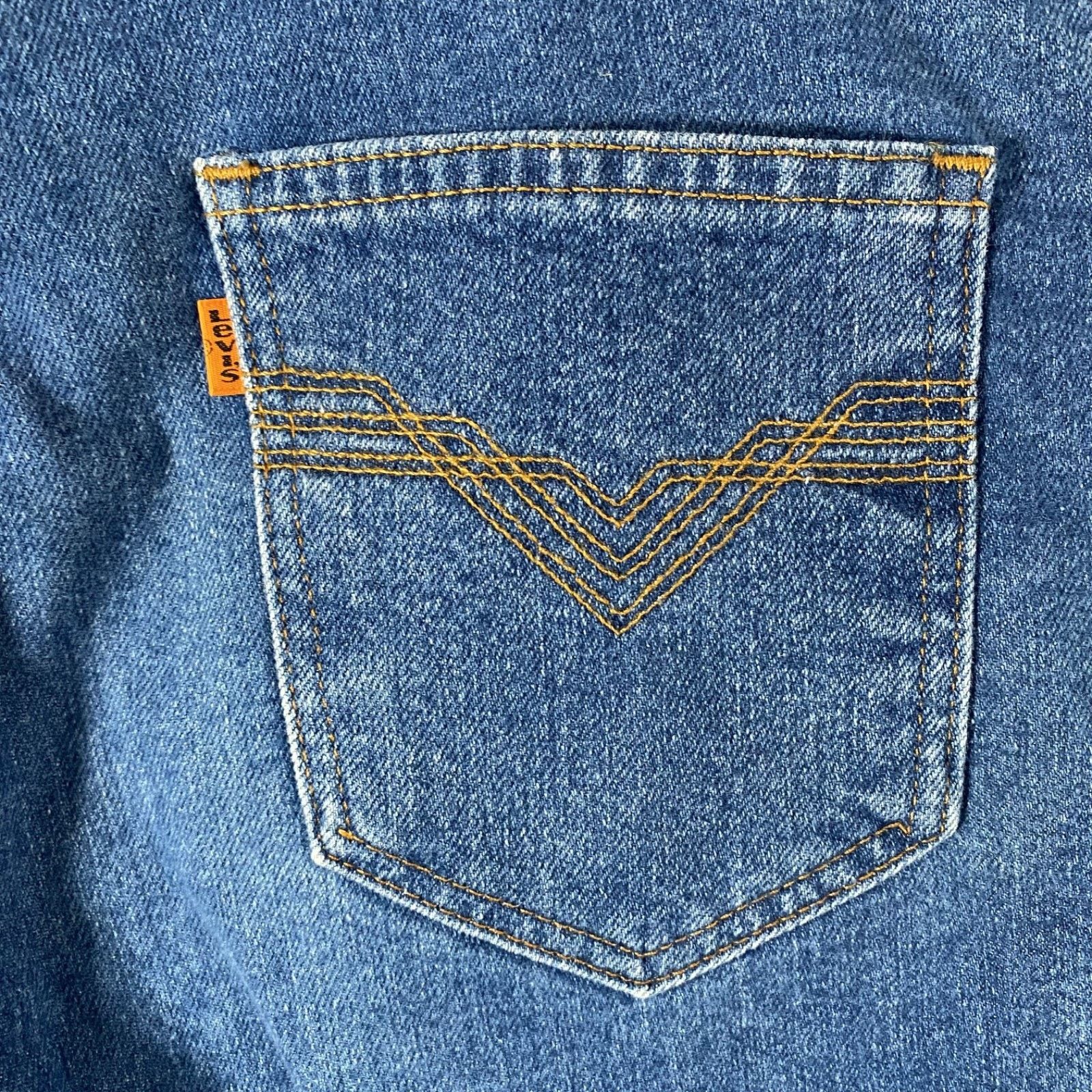 Levi's Vtg Levis Men Orange Tab Denim Blue Jean Pants Size 34 x 28 Size US 34 / EU 50 - 8 Thumbnail