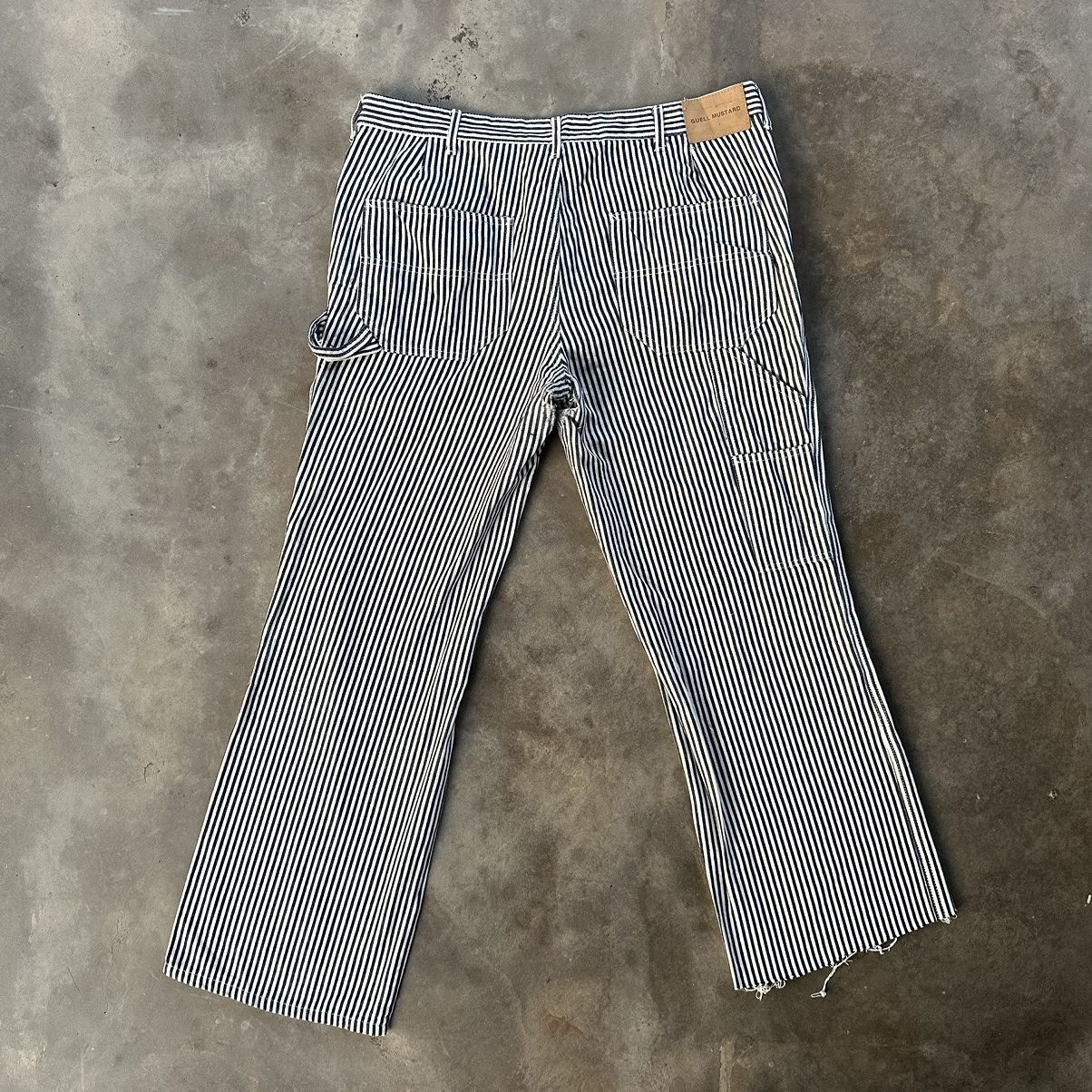 Japanese Brand Guell Mustard Japan Distressed Half Cut Pant Trousers Size US 34 / EU 50 - 9 Thumbnail
