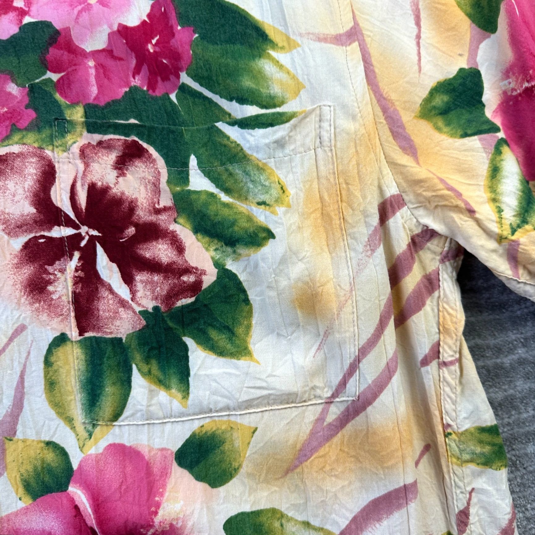 Jams World VINTAGE Jams World Shirt Mens Medium Hibiscus Button Up Hawaiian Size US M / EU 48-50 / 2 - 4 Thumbnail