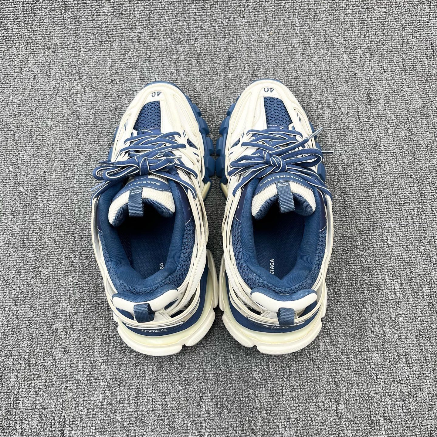 Balenciaga Balenciaga Track White Blue Sneakers Size US 7 / EU 40 - 2 Thumbnail