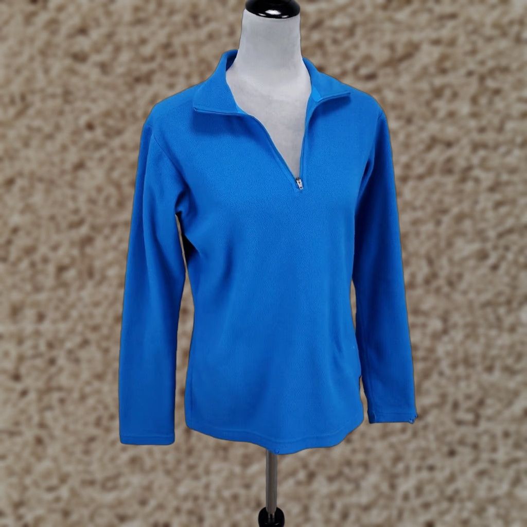 Patagonia Patagonia Sweatshirt Womens M Blue 1/4 Zip Lightweight Fleece Size M / US 6-8 / IT 42-44 - 1 Thumbnail